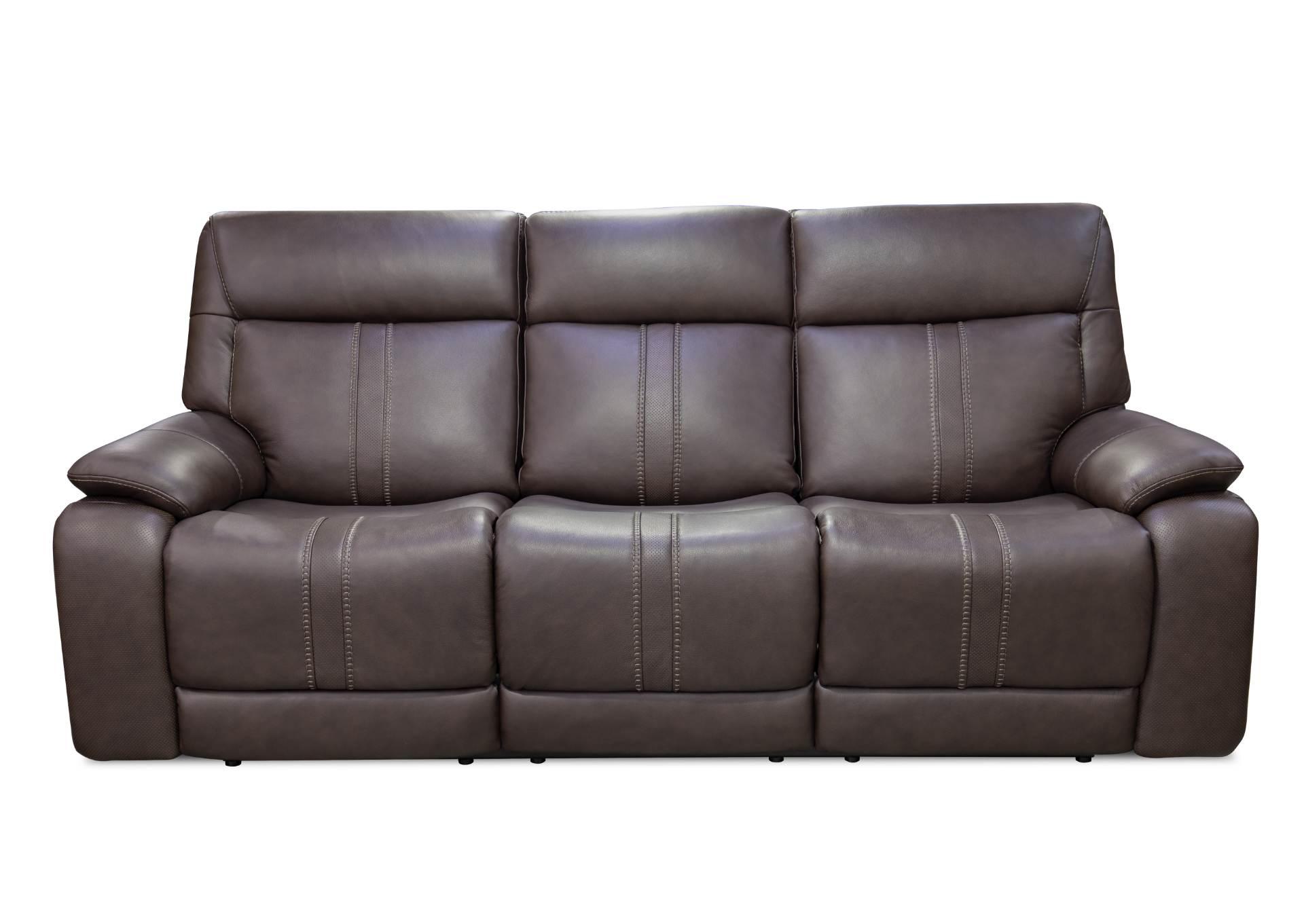 XARA EARTH LEATHER POWER SOFA,MOTM