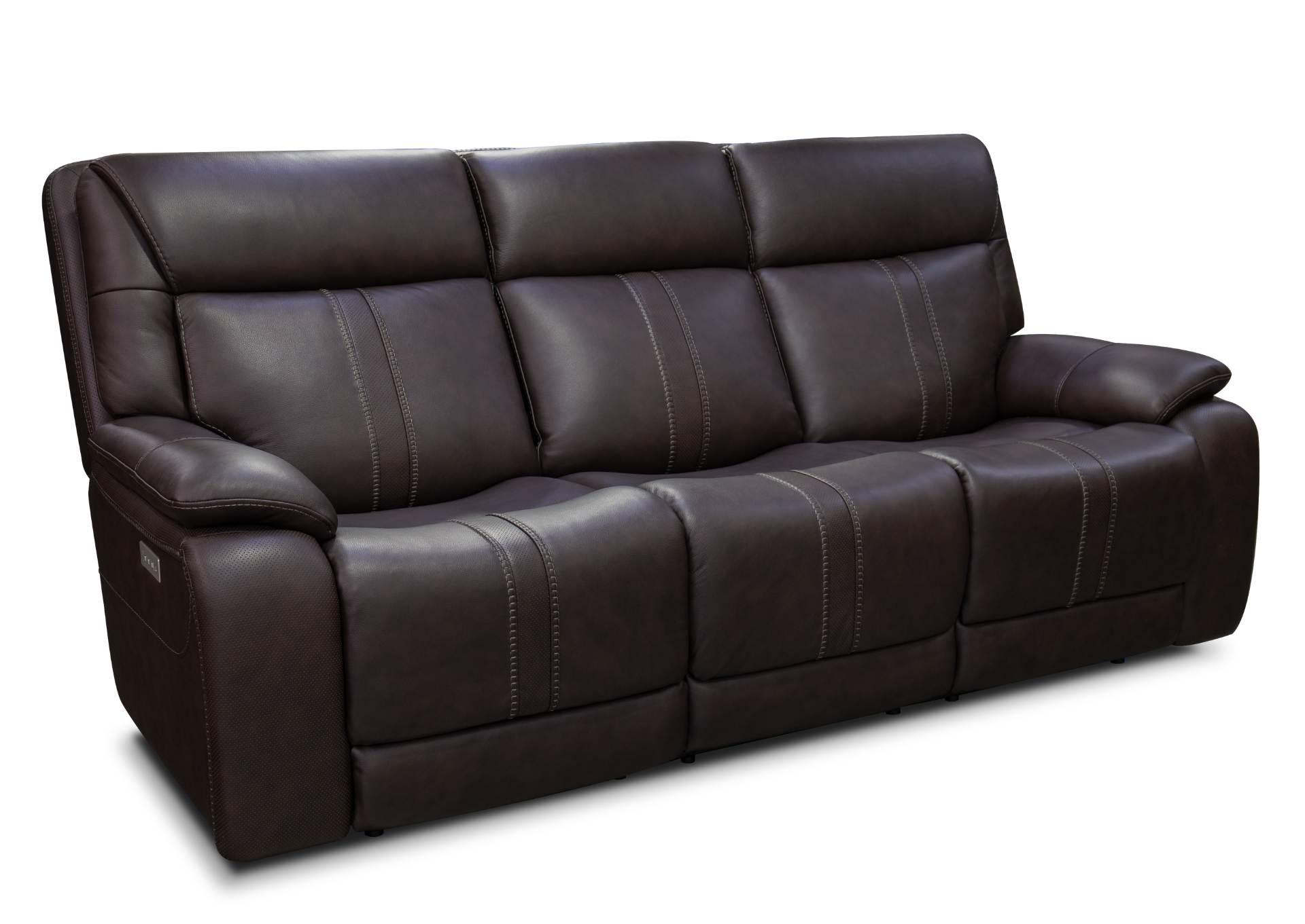 XARA EARTH LEATHER POWER SOFA,MOTM