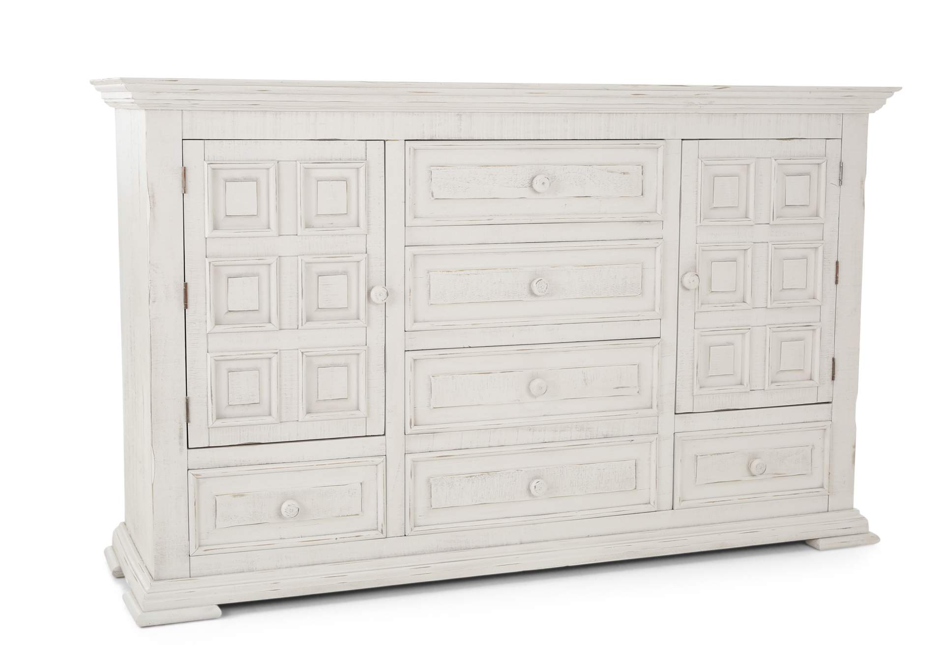 TERRA WHITE DRESSER,INTERNATIONAL FURNITURE DIRECT, LLC