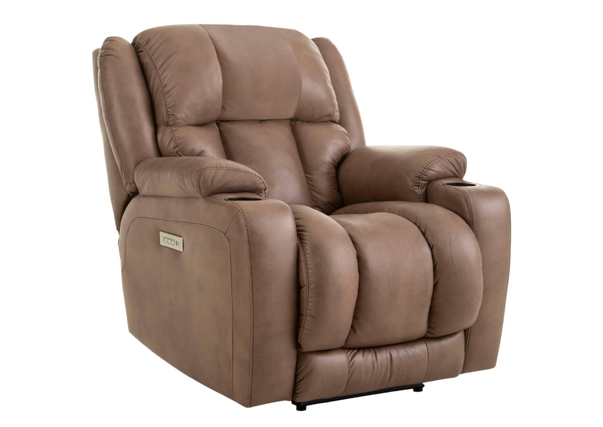 DREAMWEAVER MOCHA ZERO GRAVITY RECLINER WITH CUPHOLDERS