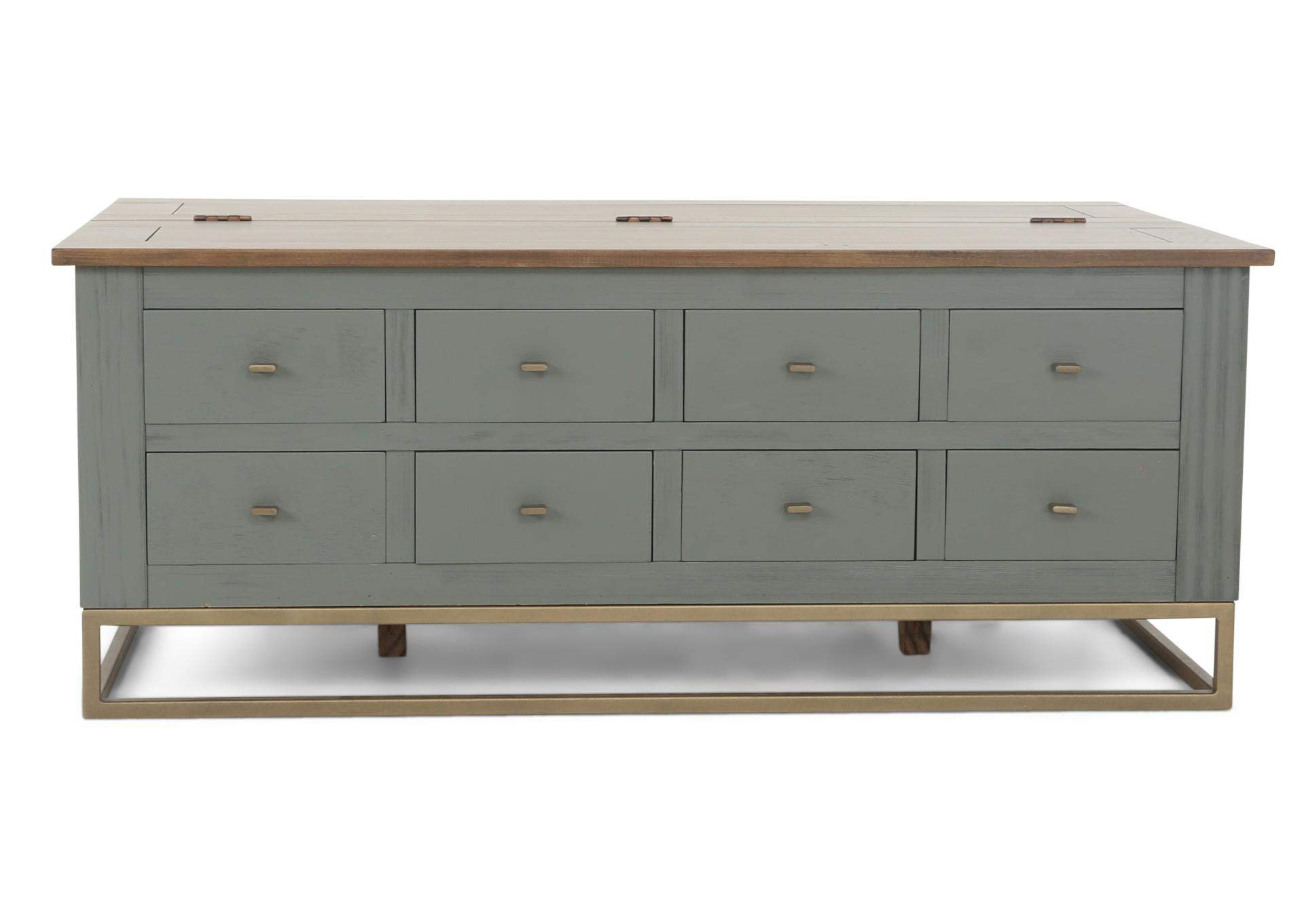 TIMBER COCKTAIL TABLE,INTERNATIONAL FURNITURE DIRECT, LLC