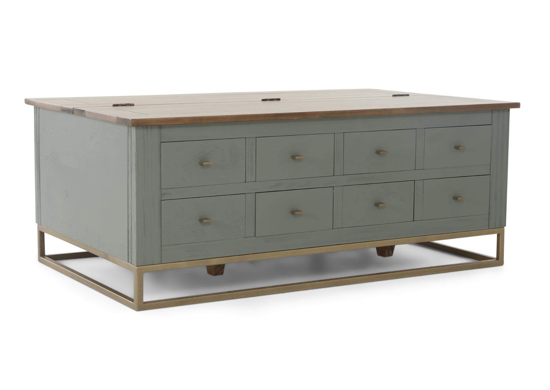 TIMBER COCKTAIL TABLE,INTERNATIONAL FURNITURE DIRECT, LLC
