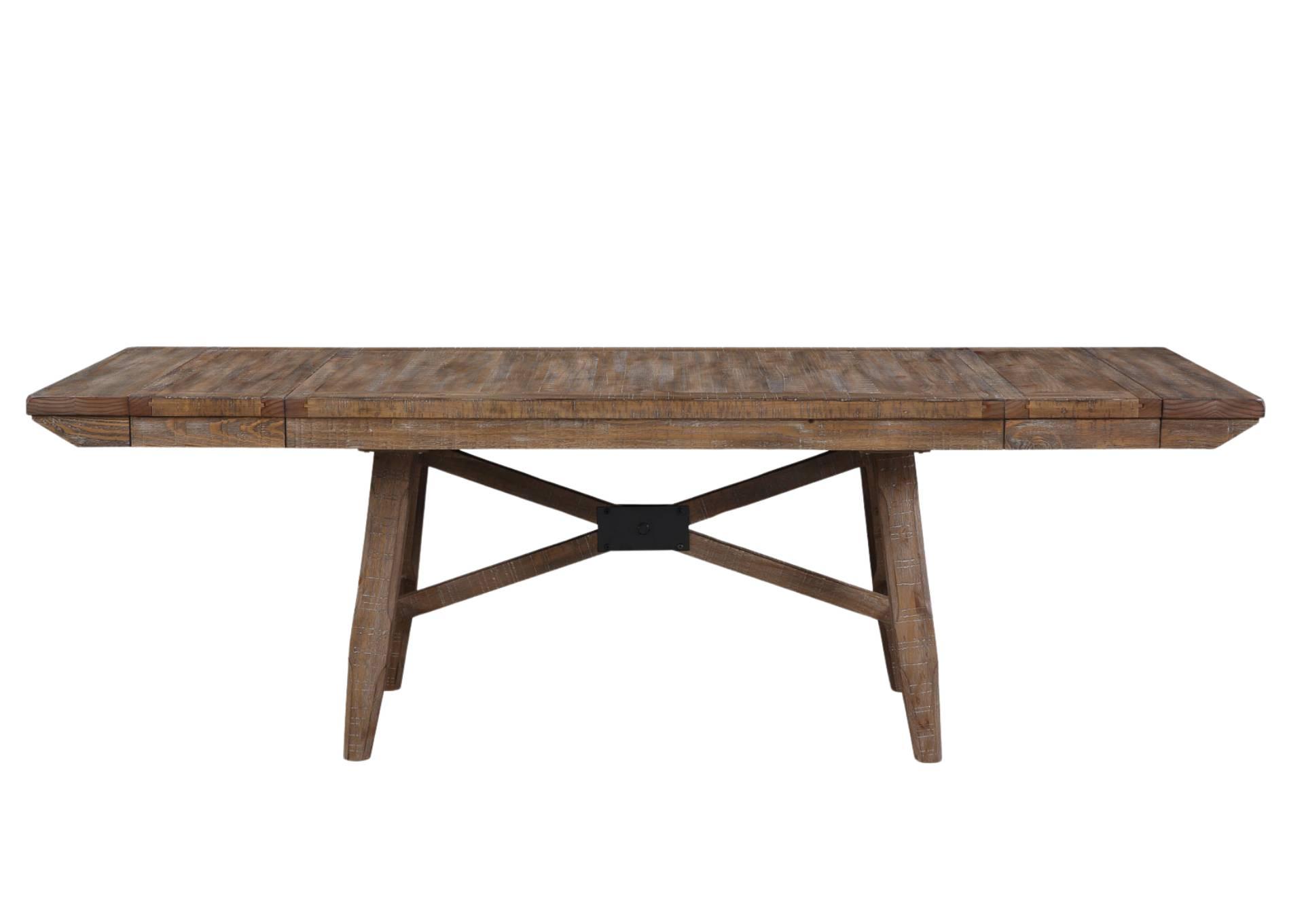 RIVERDALE DINING TABLE 96" W/2 12" LEAVES