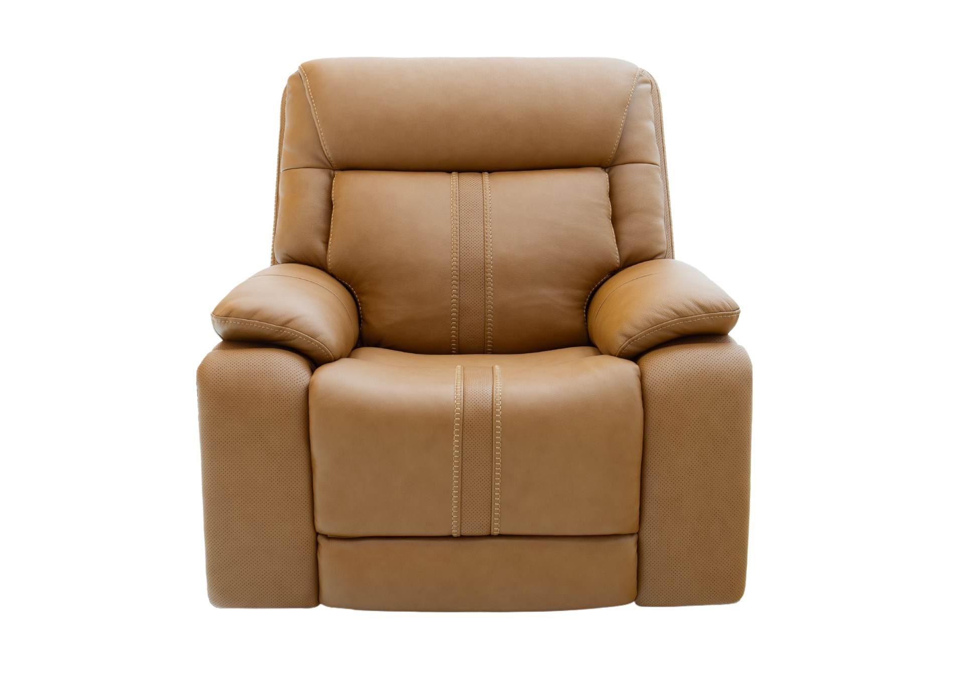 XARA BUTTERNUT LEATHER POWER RECLINER