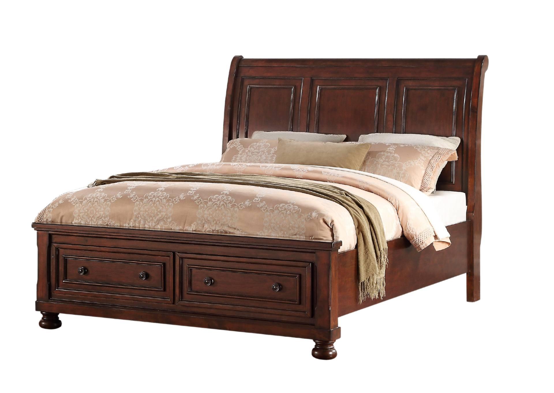 KINGSMAN CHERRY QUEEN BED,AVALON FURNITURE