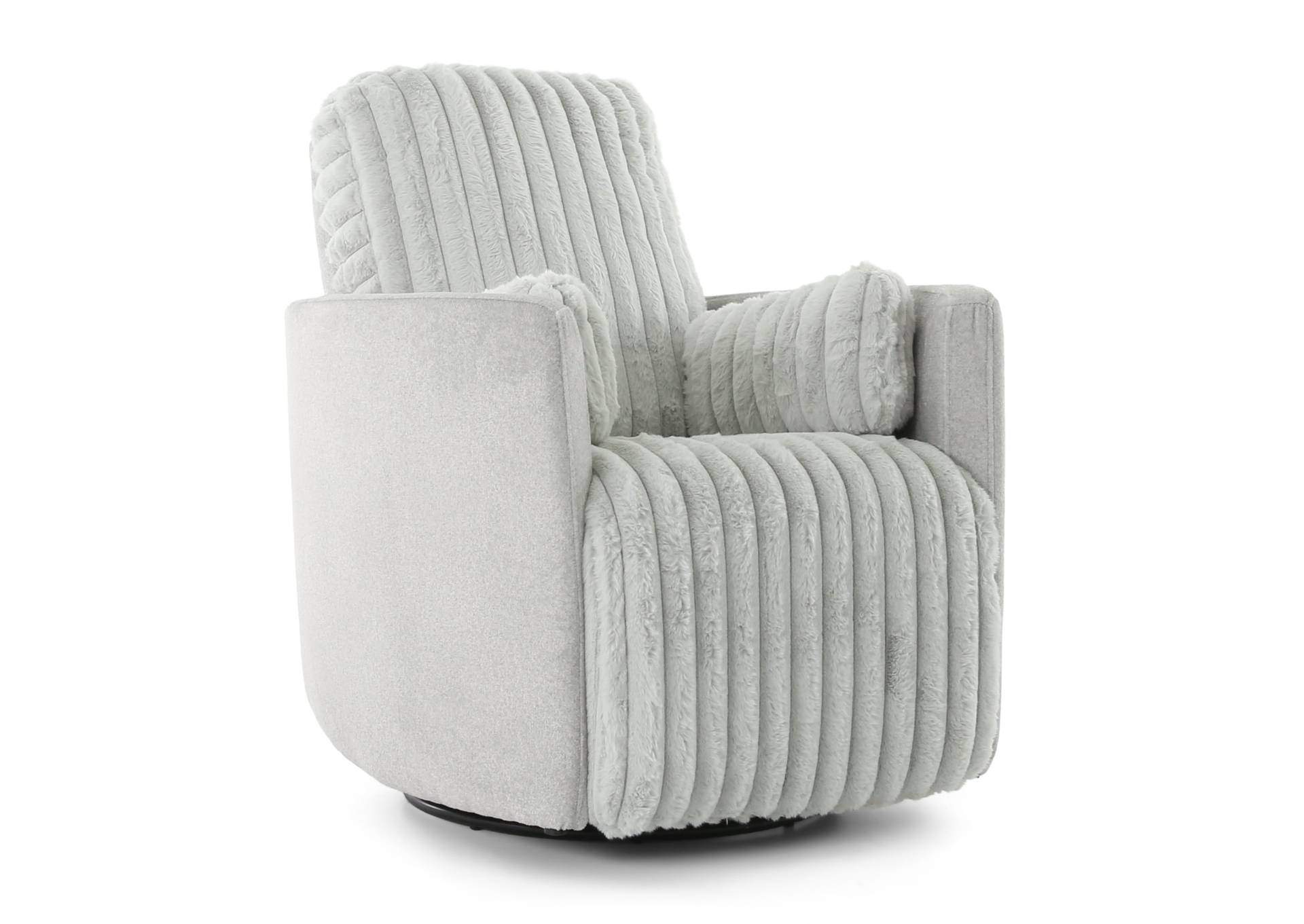 PRESLEY FOG SWIVEL GLIDER RECLINER,CHEERS