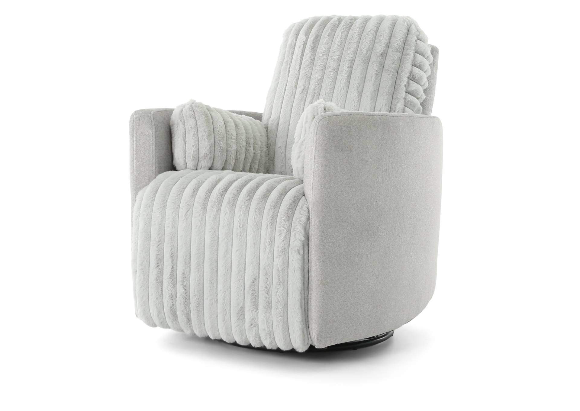 PRESLEY FOG SWIVEL GLIDER RECLINER,CHEERS