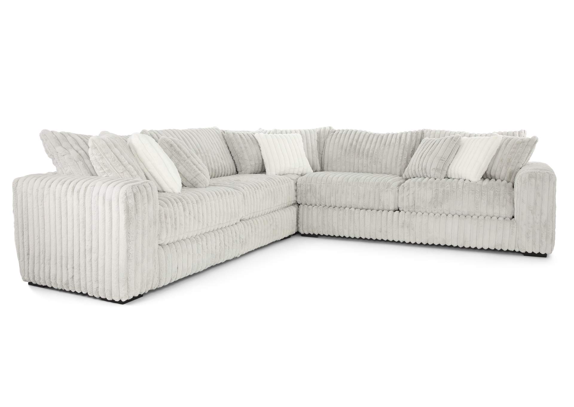 MONDO MONSTER GREY 3 PIECE SECTIONAL,ALBANY INDUSTRIES, INC.