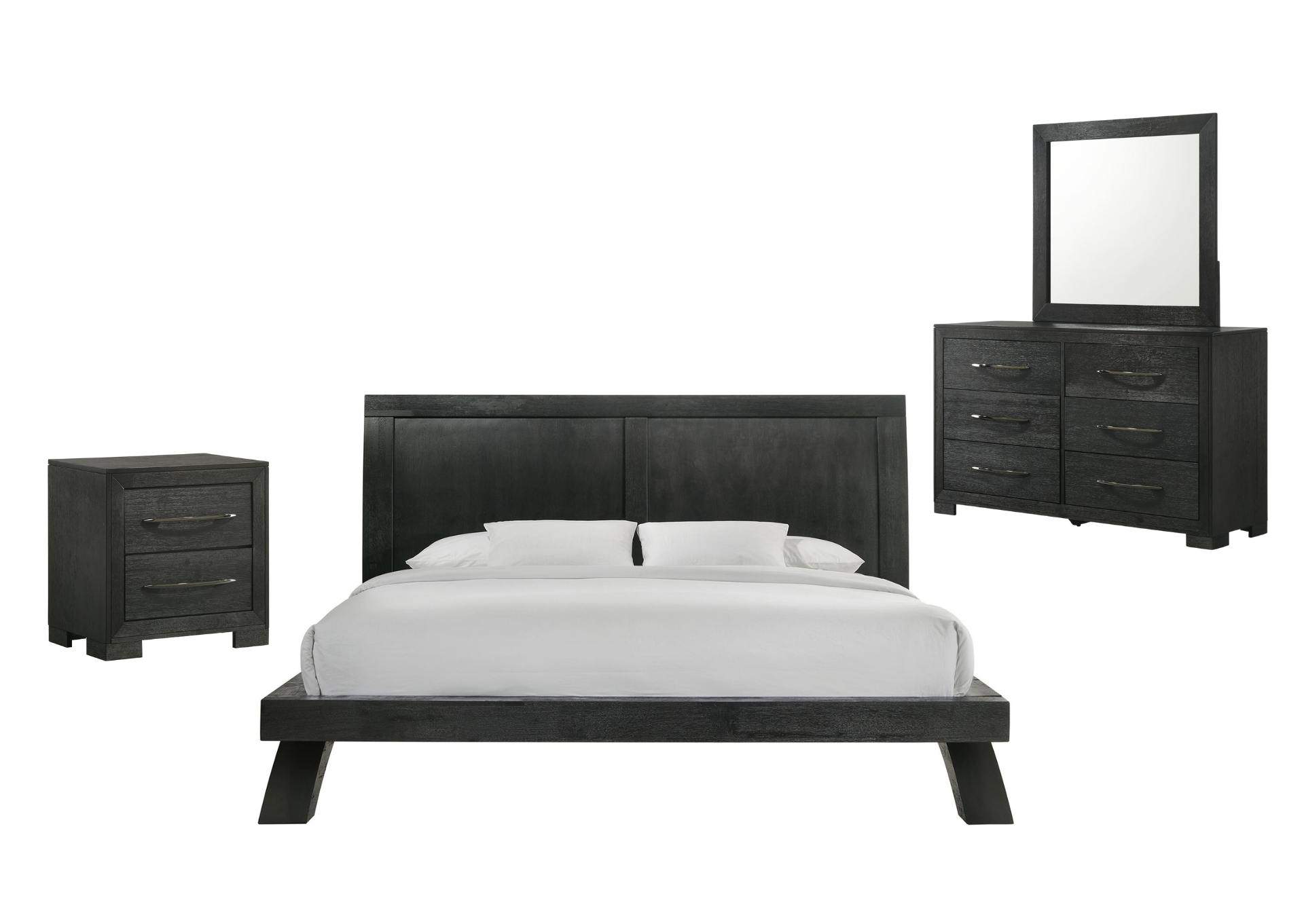 ALLAN BLACK KING BEDROOM,ELEMENTS INTERNATIONAL GROUP, LLC