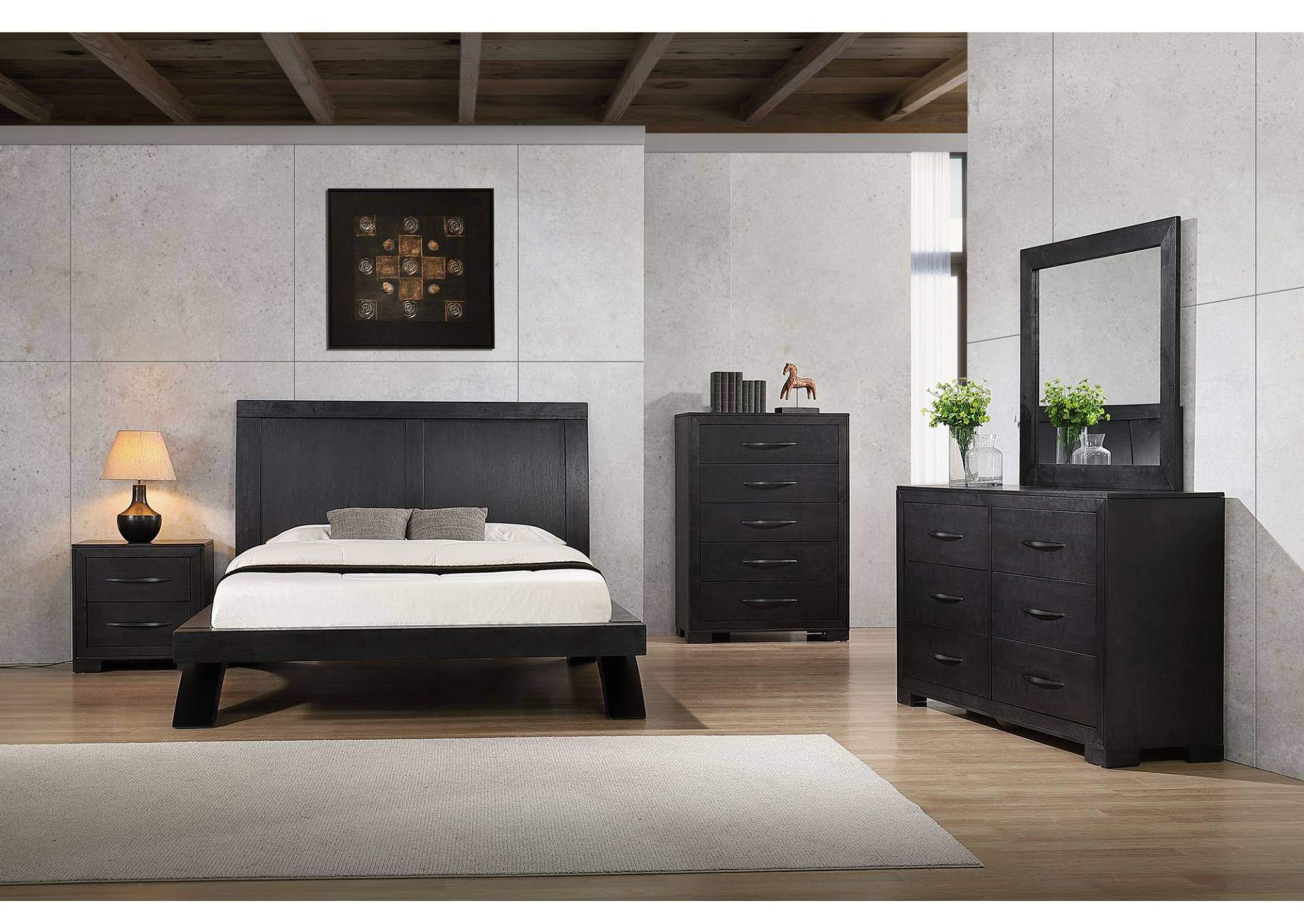 ALLAN BLACK KING BEDROOM,ELEMENTS INTERNATIONAL GROUP, LLC