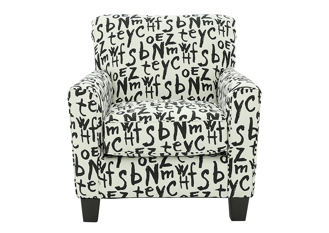 Brindon Charcoal Raven Accent Chair Ivan Smith