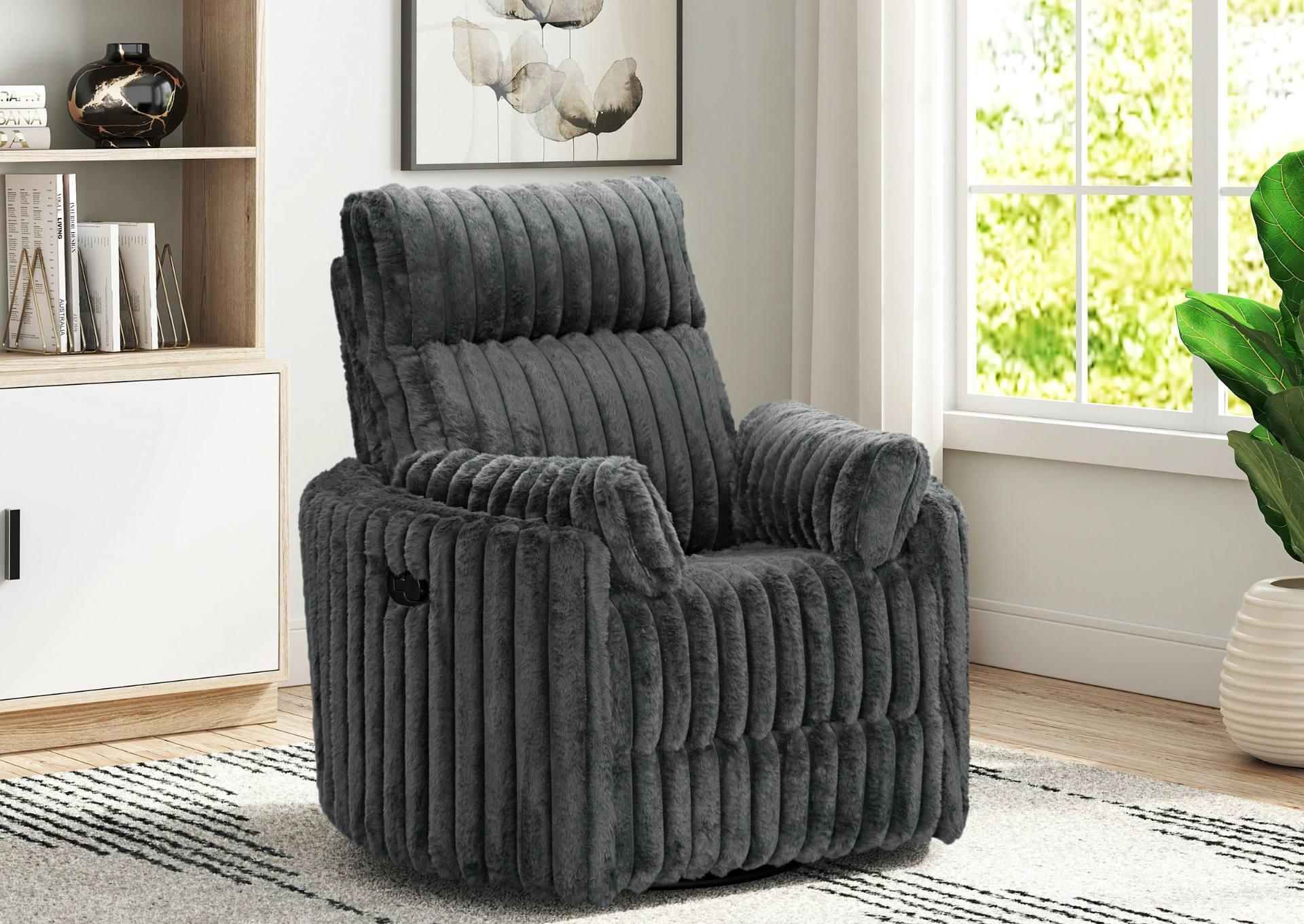 AVENIDA GUNMETAL GLIDER RECLINER,ALBANY INDUSTRIES, INC.