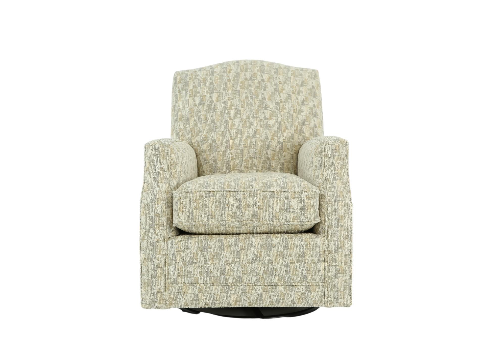 LARESE DRIFTWOOD SWIVEL GLIDER CHAIR,MAYO FURNITURE