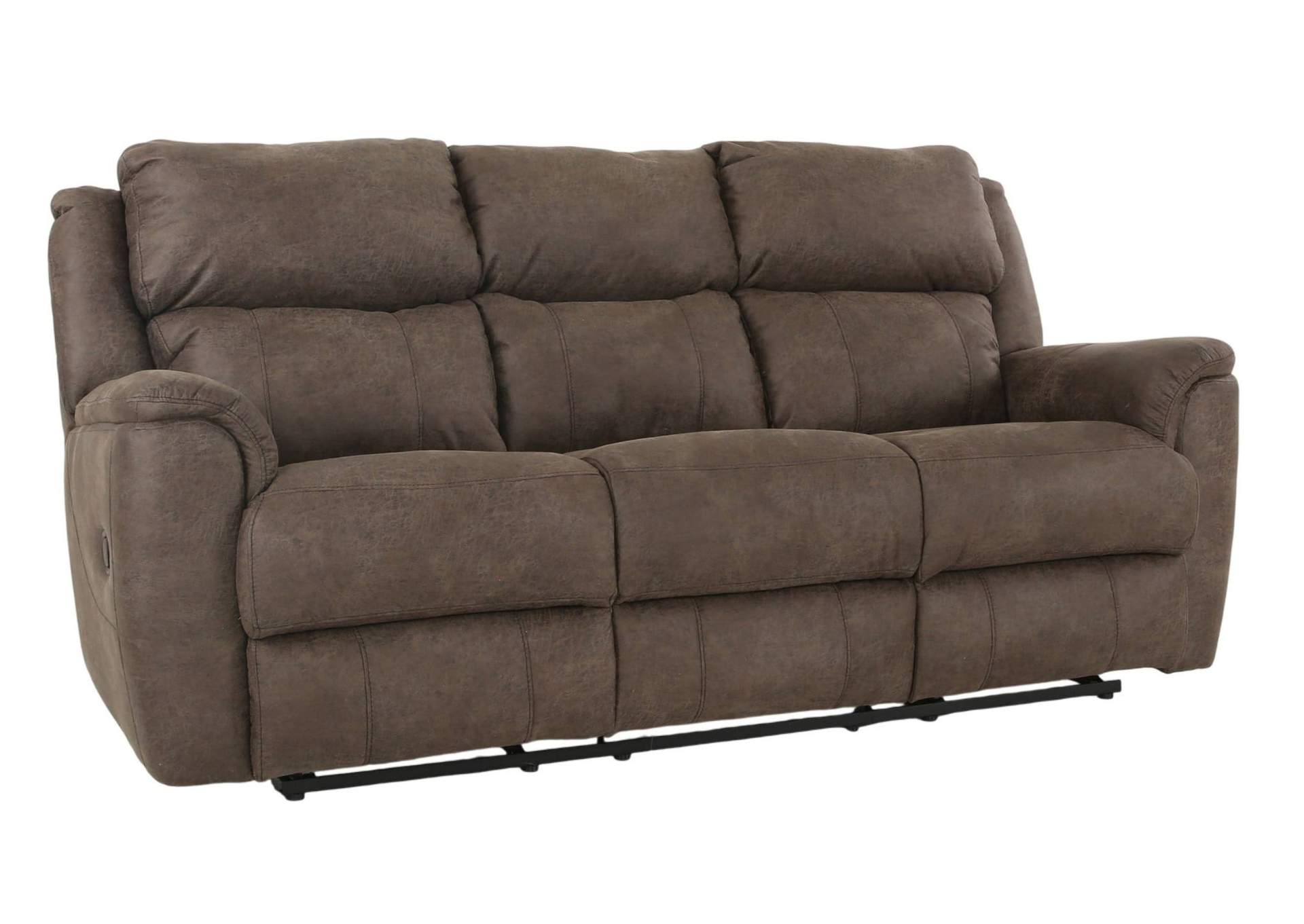 MILO ESPRESSO RECLINING SOFA WITH DROP DOWN TABLE WITH CUPHOLDERS,HOMESTRETCH