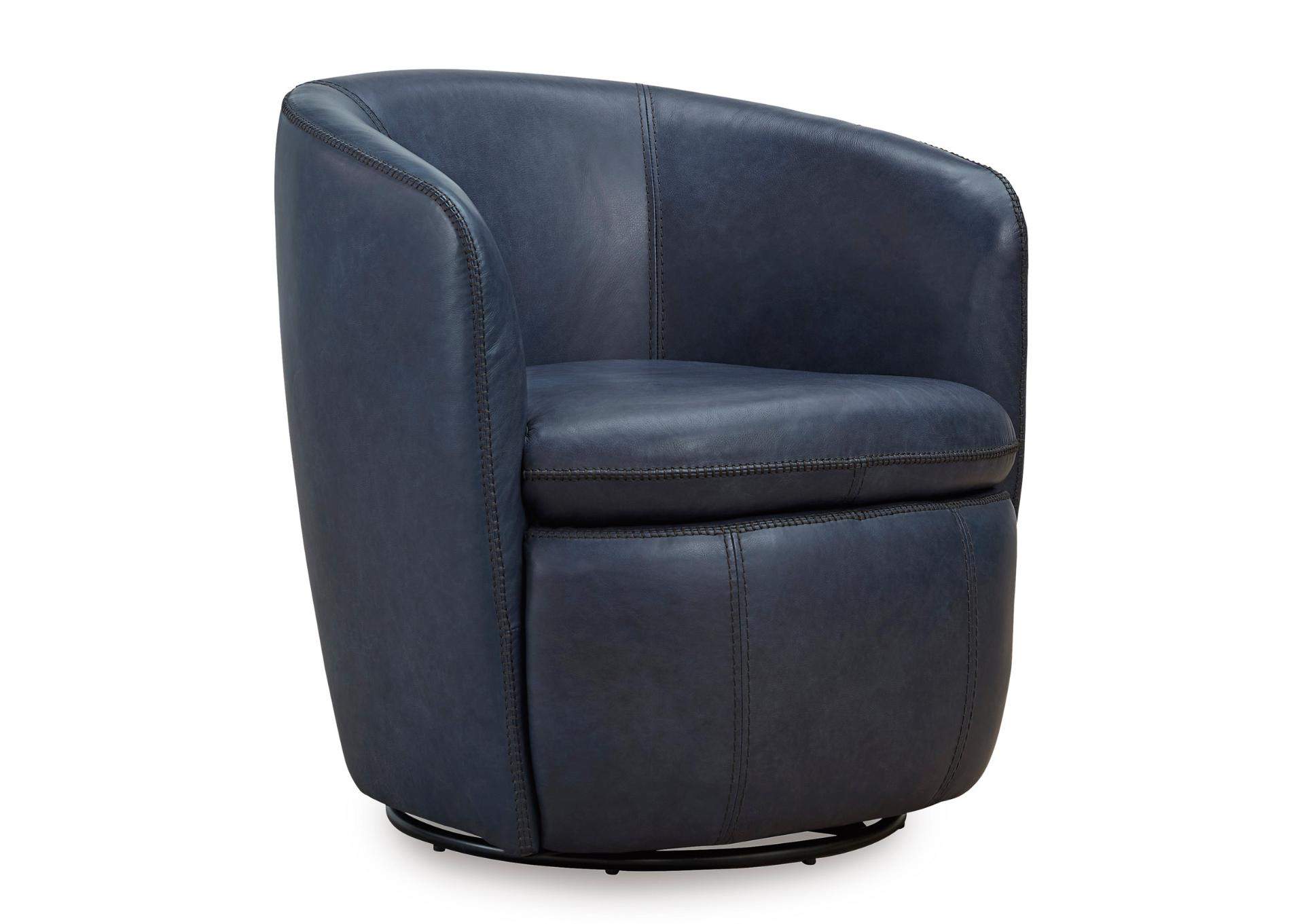 KIERREYS OCEAN 100% LEATHER SWIVEL CHAIR,ASHLEY FURNITURE INC.