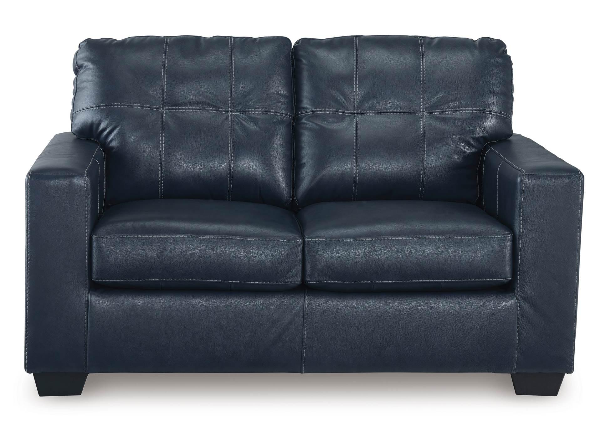 SANTORINE OCEAN LEATHER LOVESEAT,ASHLEY FURNITURE INC.