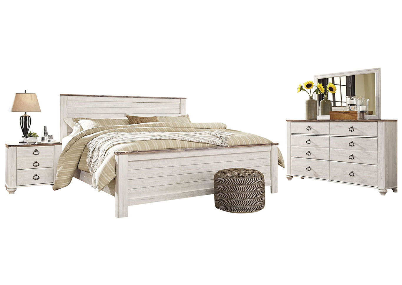 WILLOWTON QUEEN BEDROOM SET,ASHLEY FURNITURE INC.