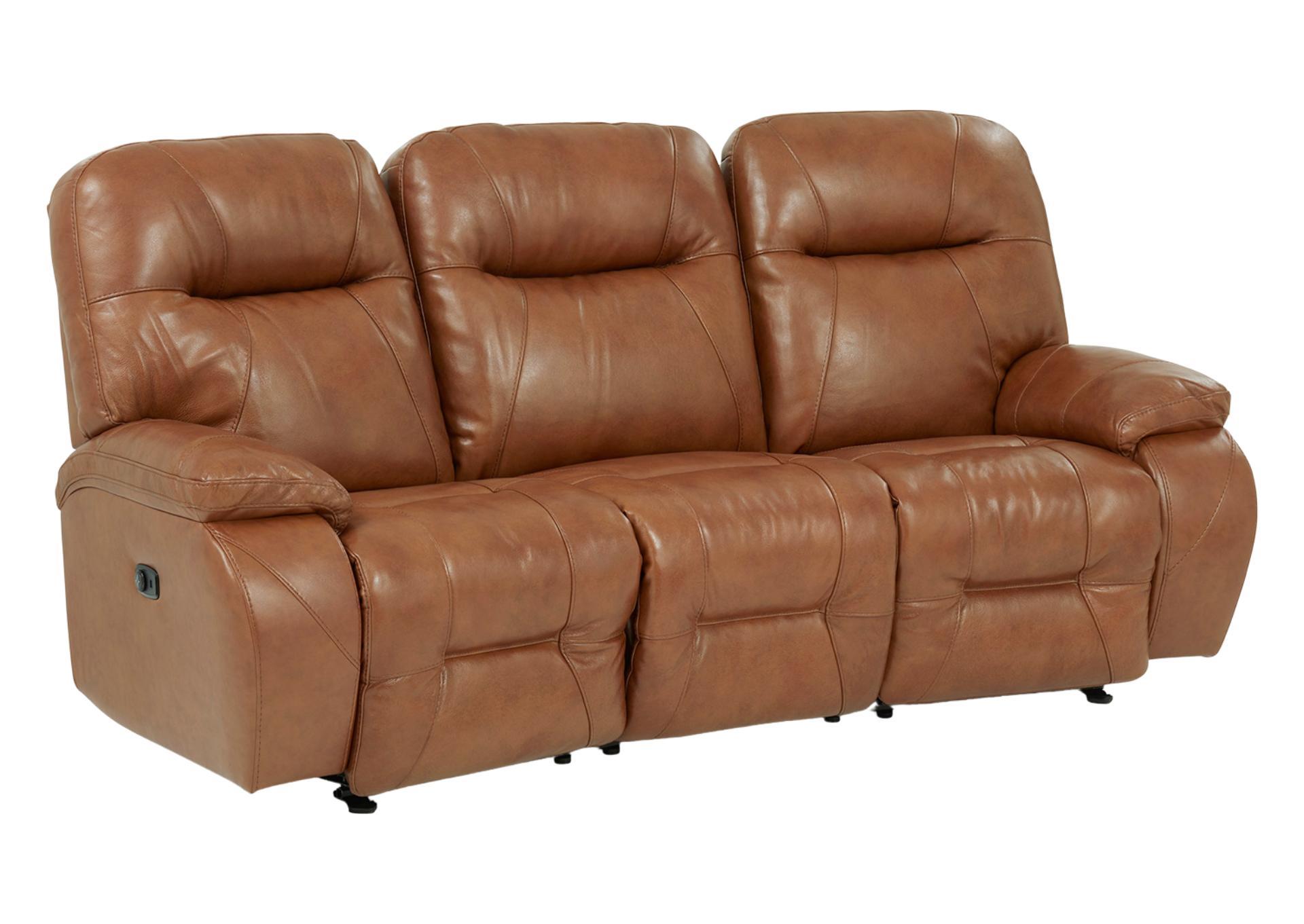 ARIAL COGNAC LEATHER 2P POWER SPACE SAVER SOFA,BEST CHAIRS INC