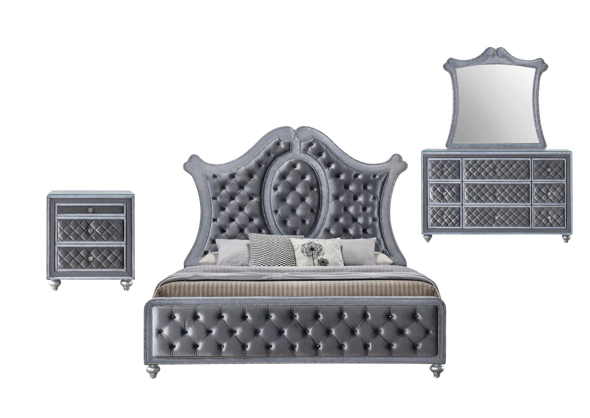 CAMEO KING BEDROOM,CROWN MARK INT.