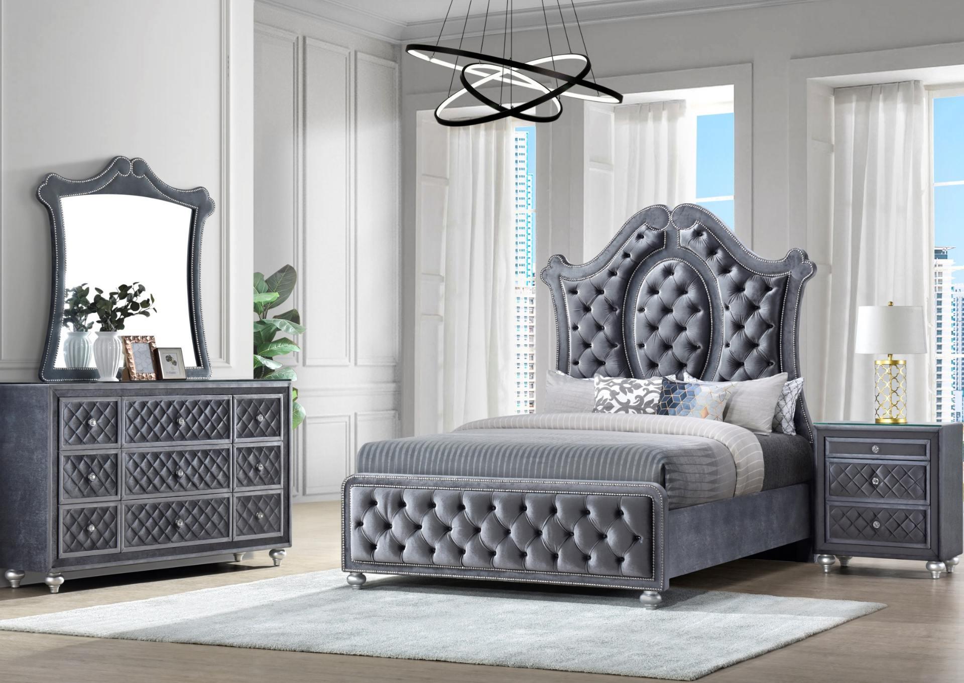 CAMEO KING BEDROOM,CROWN MARK INT.