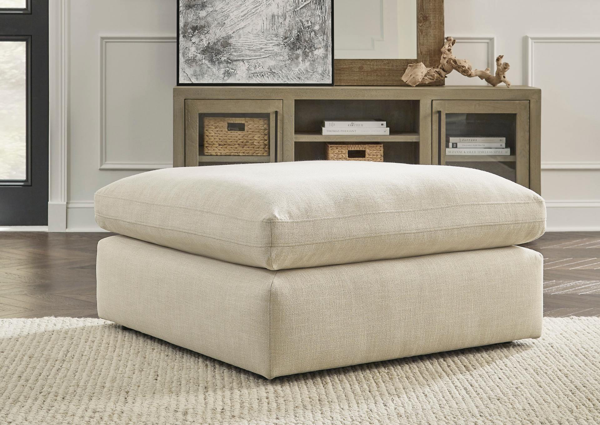 ELYZA LINEN OVERSIZED OTTOMAN,ASHLEY FURNITURE INC.