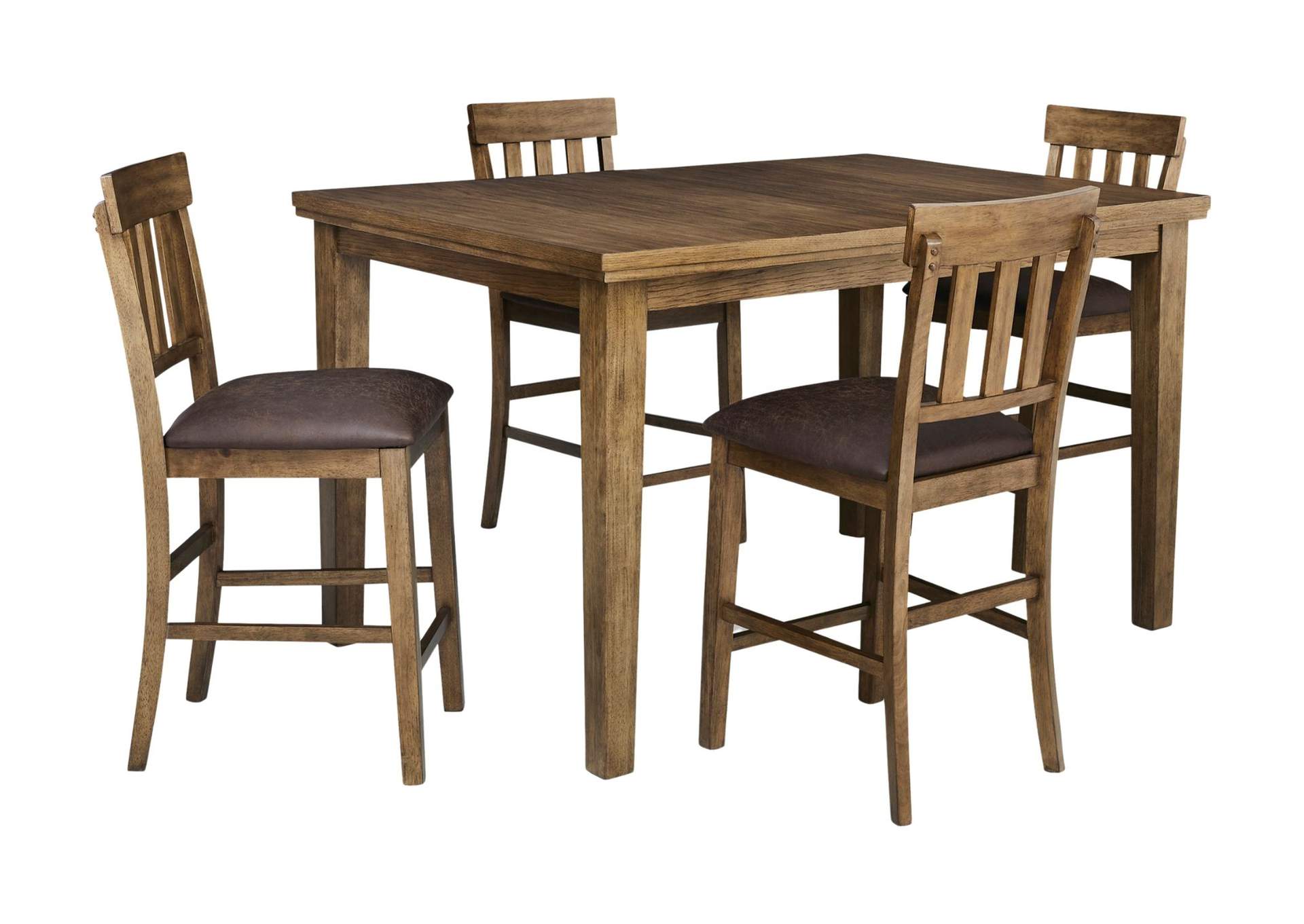 BROXTYN 5 PIECE COUNTER HEIGHT DINING SET,ASHLEY FURNITURE INC.
