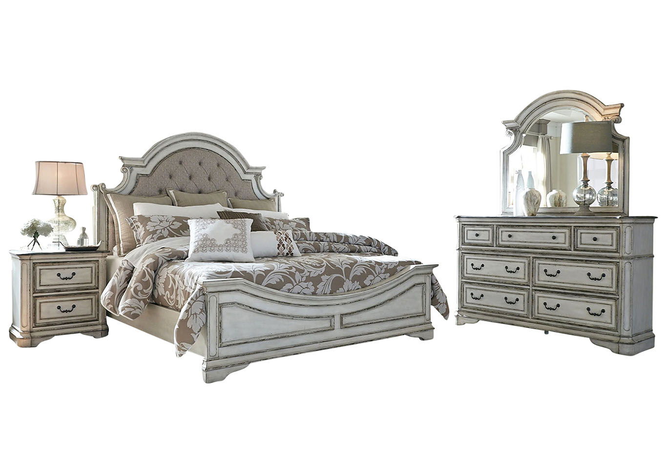 magnolia manor king bedroom set ivan smith furniture