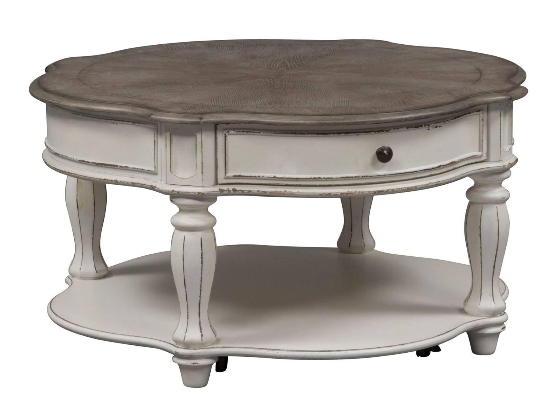MAGNOLIA MANOR ROUND COCKTAIL TABLE,LIBERTY FURNITURE