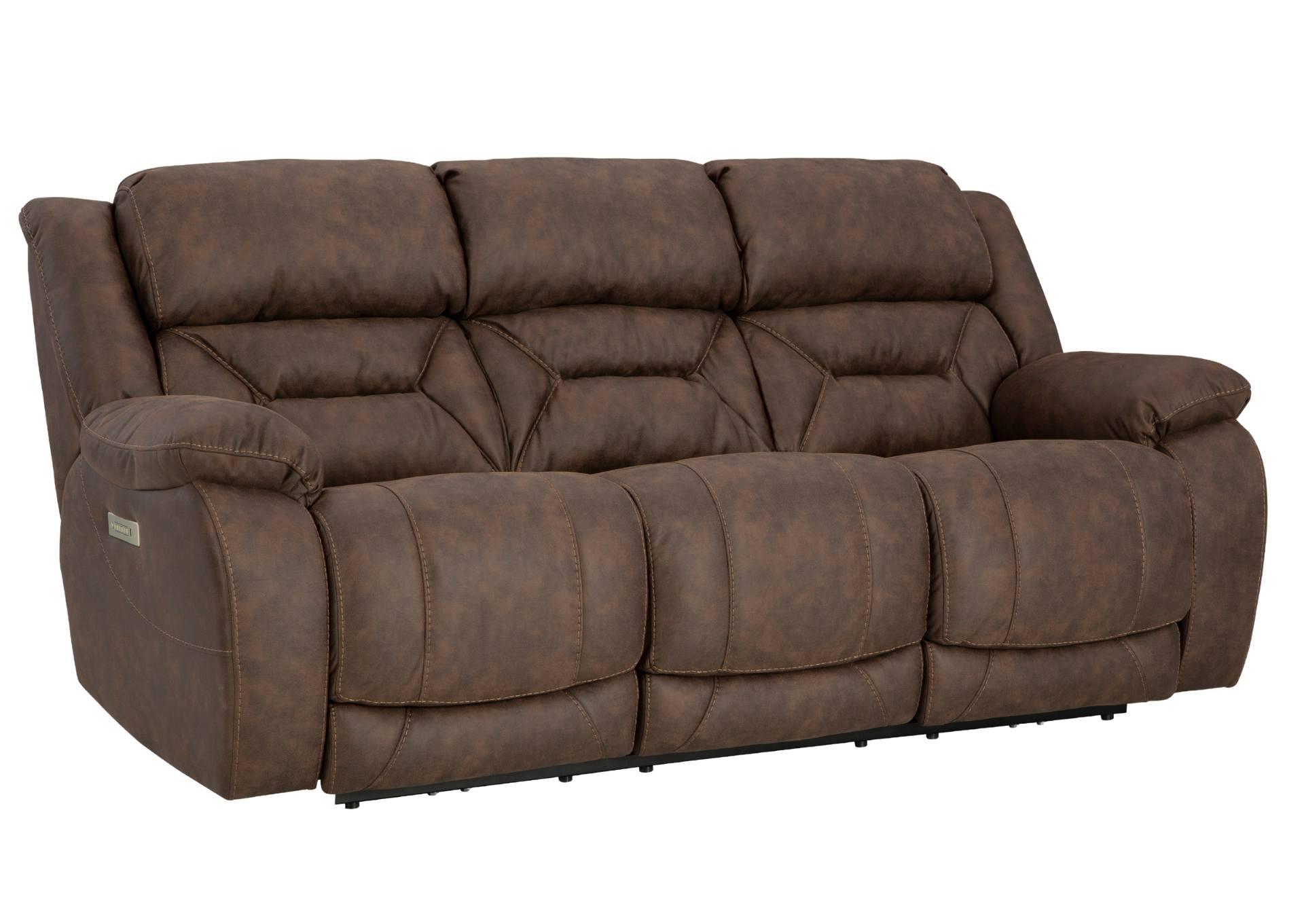 SKYWALKER WALNUT P3 POWER SOFA,HOMESTRETCH