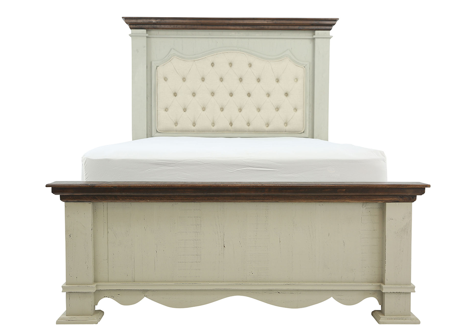 FIFTH AVENUE TWO TONE KING BED,ARDENT HOME