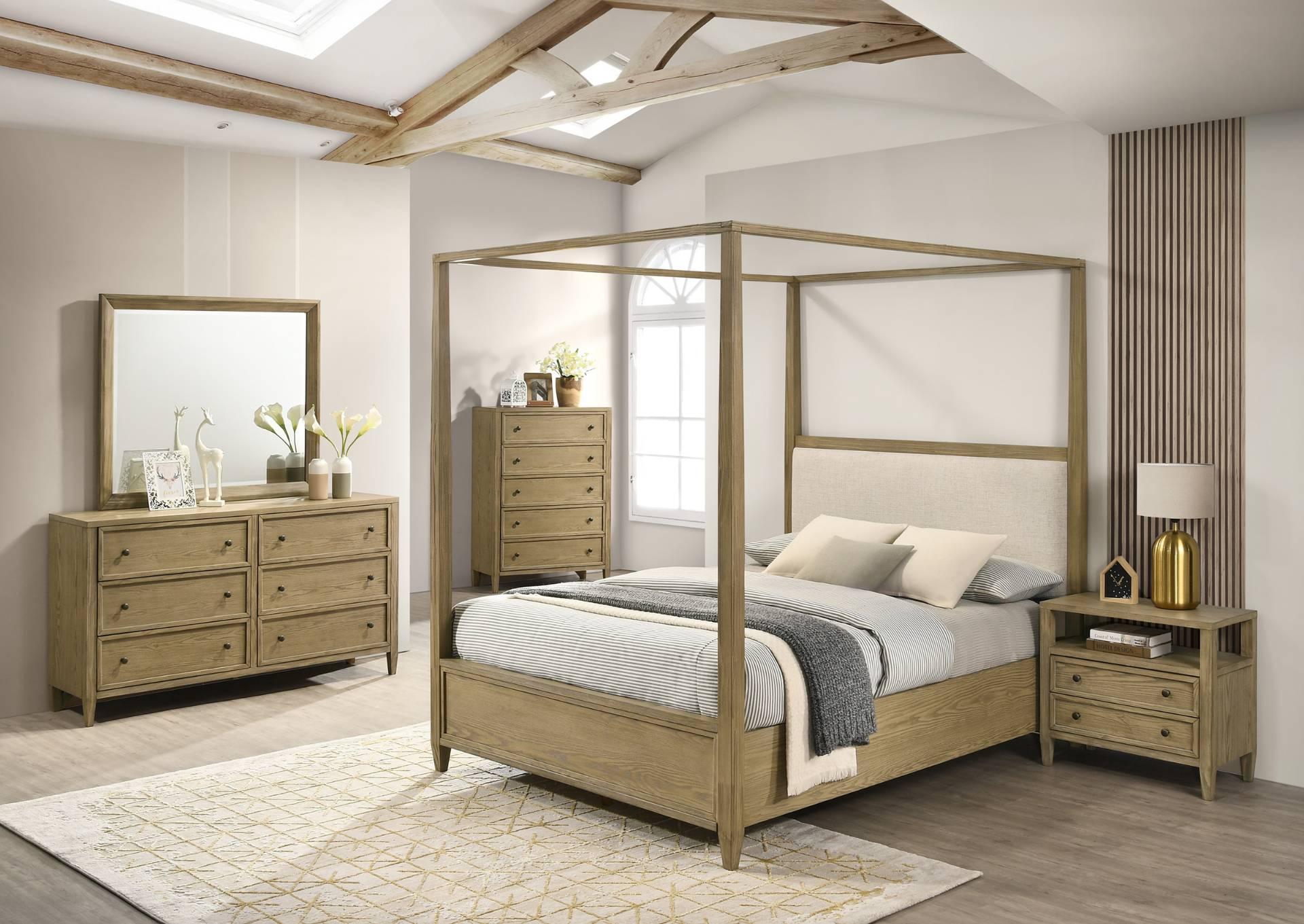 SIENNA KING BEDROOM,CROWN MARK INT.