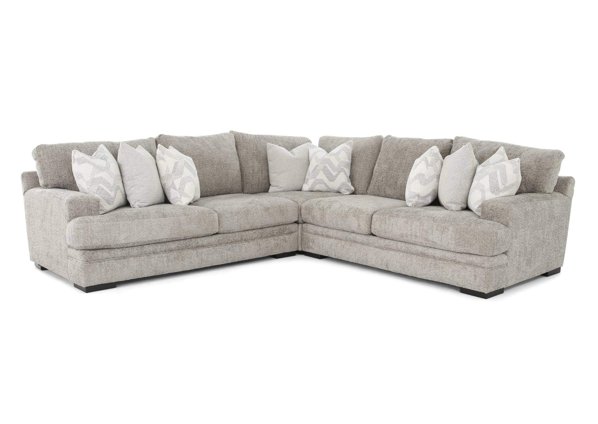 PICCOLO STERLING 3 PIECE SECTIONAL,SOFA