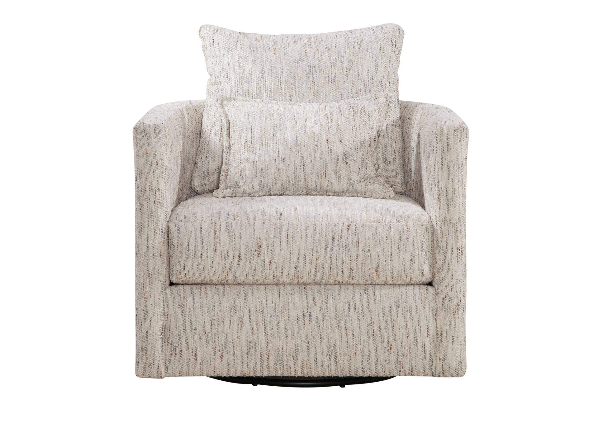MALLORY CHALK SWIVEL CHAIR,BEHOLD HOME INC
