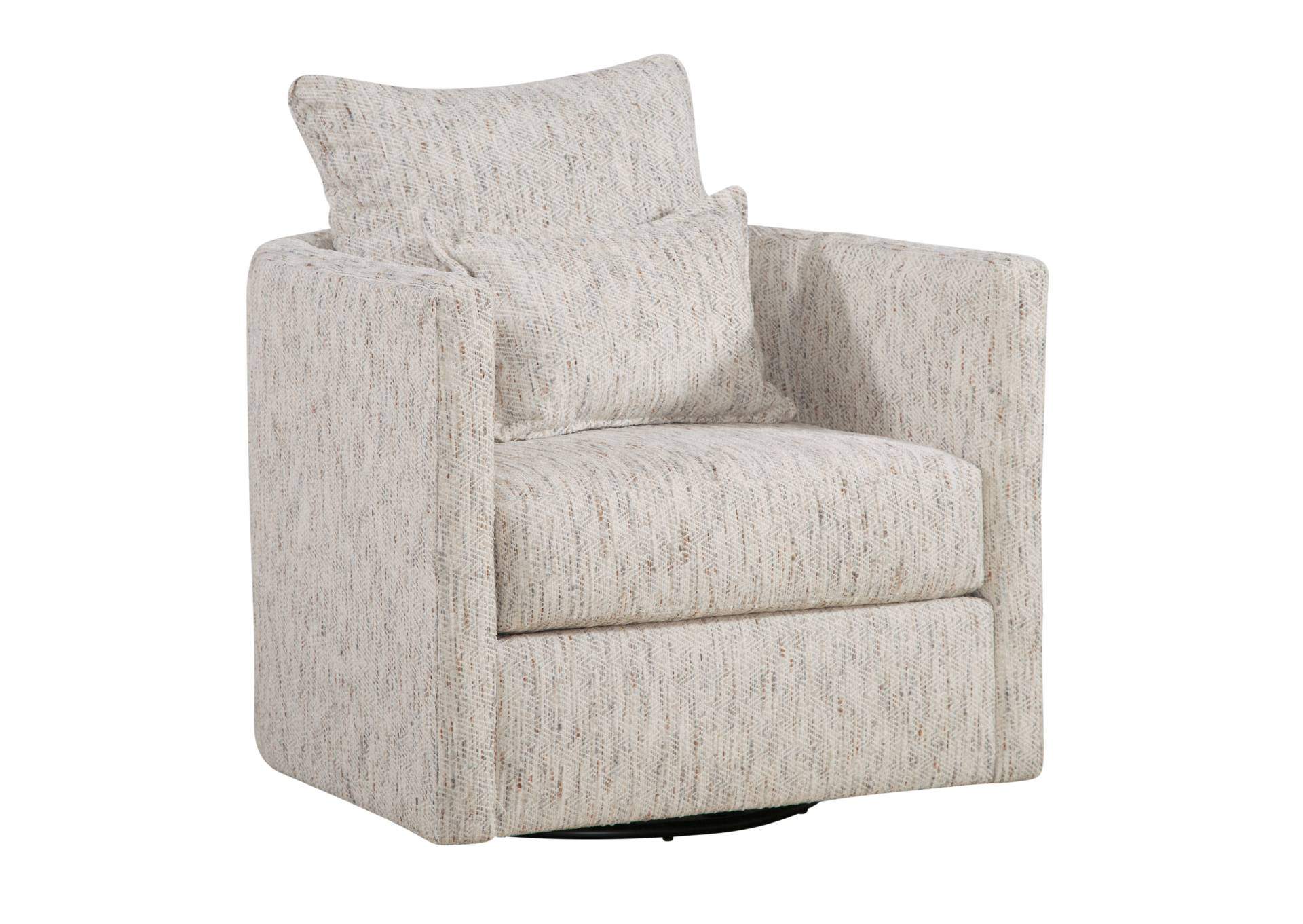 MALLORY CHALK SWIVEL CHAIR,BEHOLD HOME INC