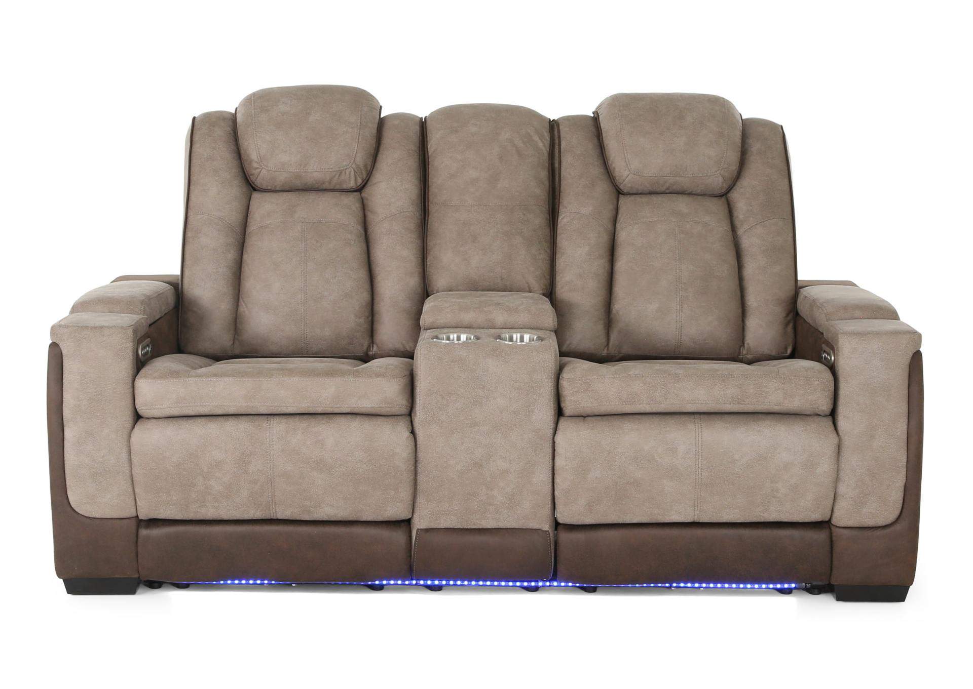 LANTANA ROCKY GREY/BROWN 2P POWER LOVESEAT,ELEMENTS INTERNATIONAL GROUP, LLC