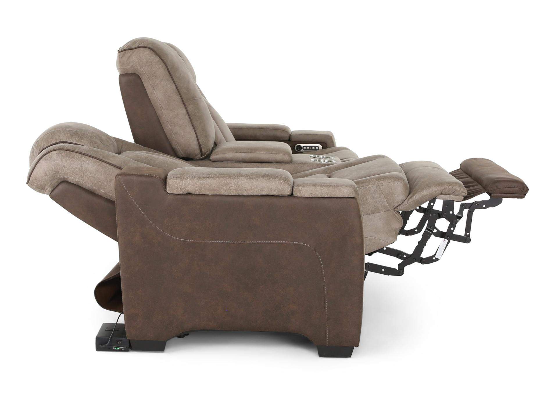 LANTANA ROCKY GREY/BROWN 2P POWER LOVESEAT,ELEMENTS INTERNATIONAL GROUP, LLC