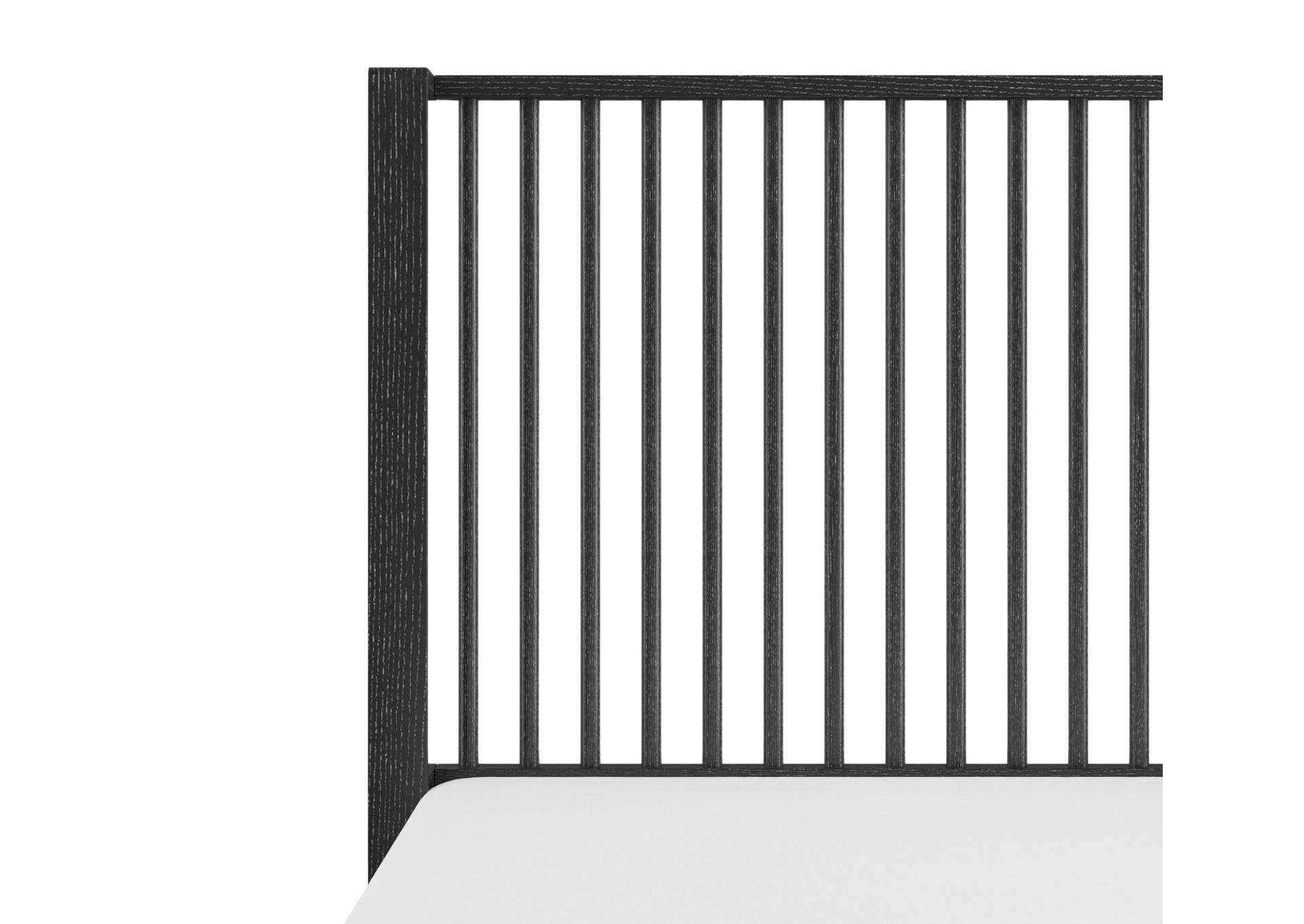 PRESCOTT BLACK KING BED,MNDY