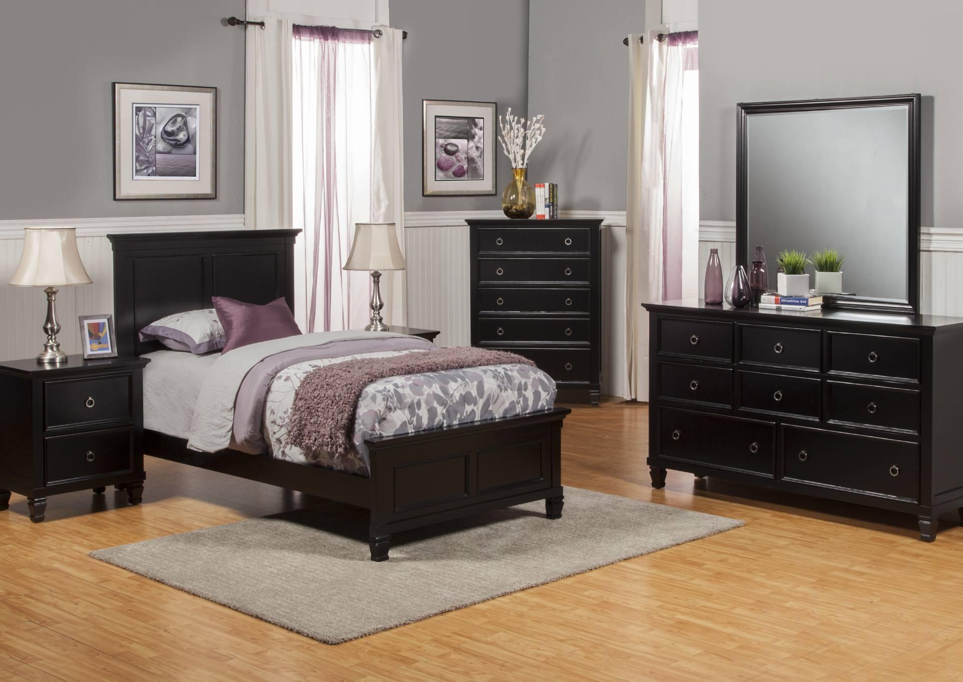 TAMARACK BLACK TWIN BED,NEW CLASSIC HOME FURNISHING II