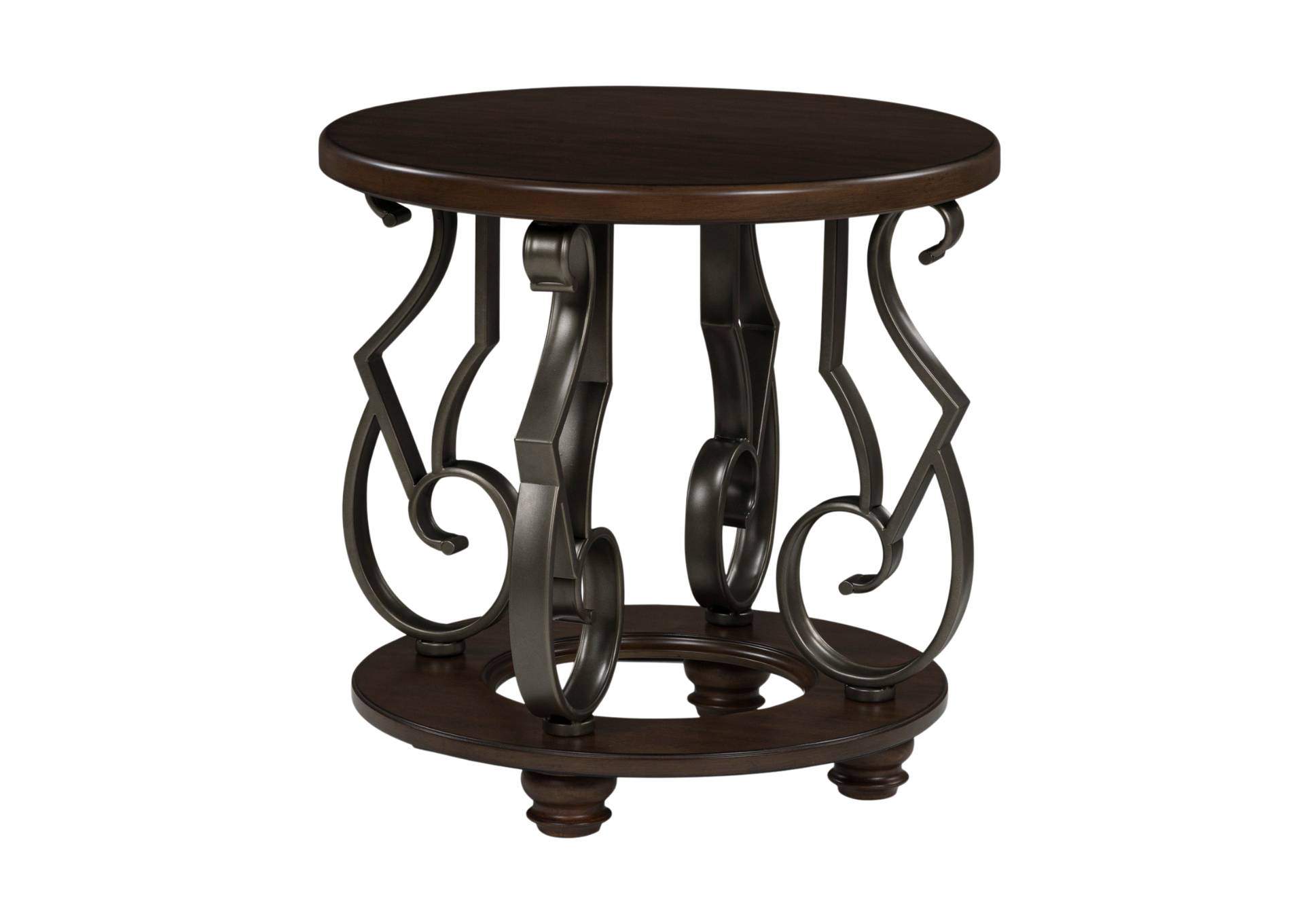 FRALLYN ROUND END TABLE,ASHLEY FURNITURE INC.