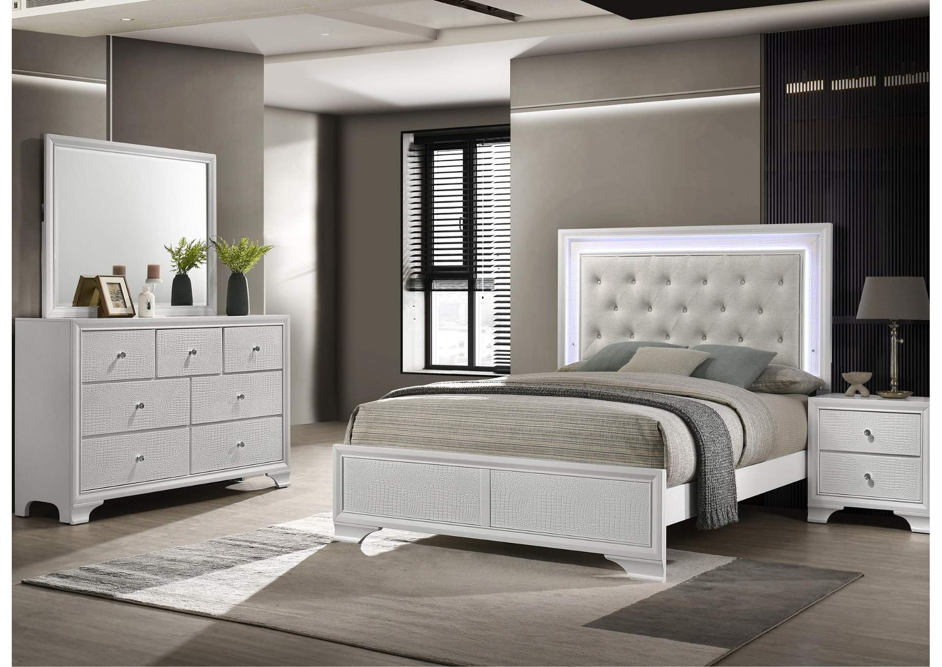 LYSSA FROST OAT TWIN BED,CROWN MARK INT.