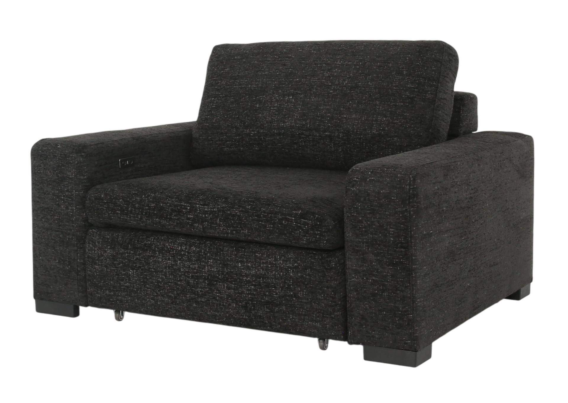 LACHLAN EBONY POWER RECLINER WITH SLIDING CHAISE,CHEERS