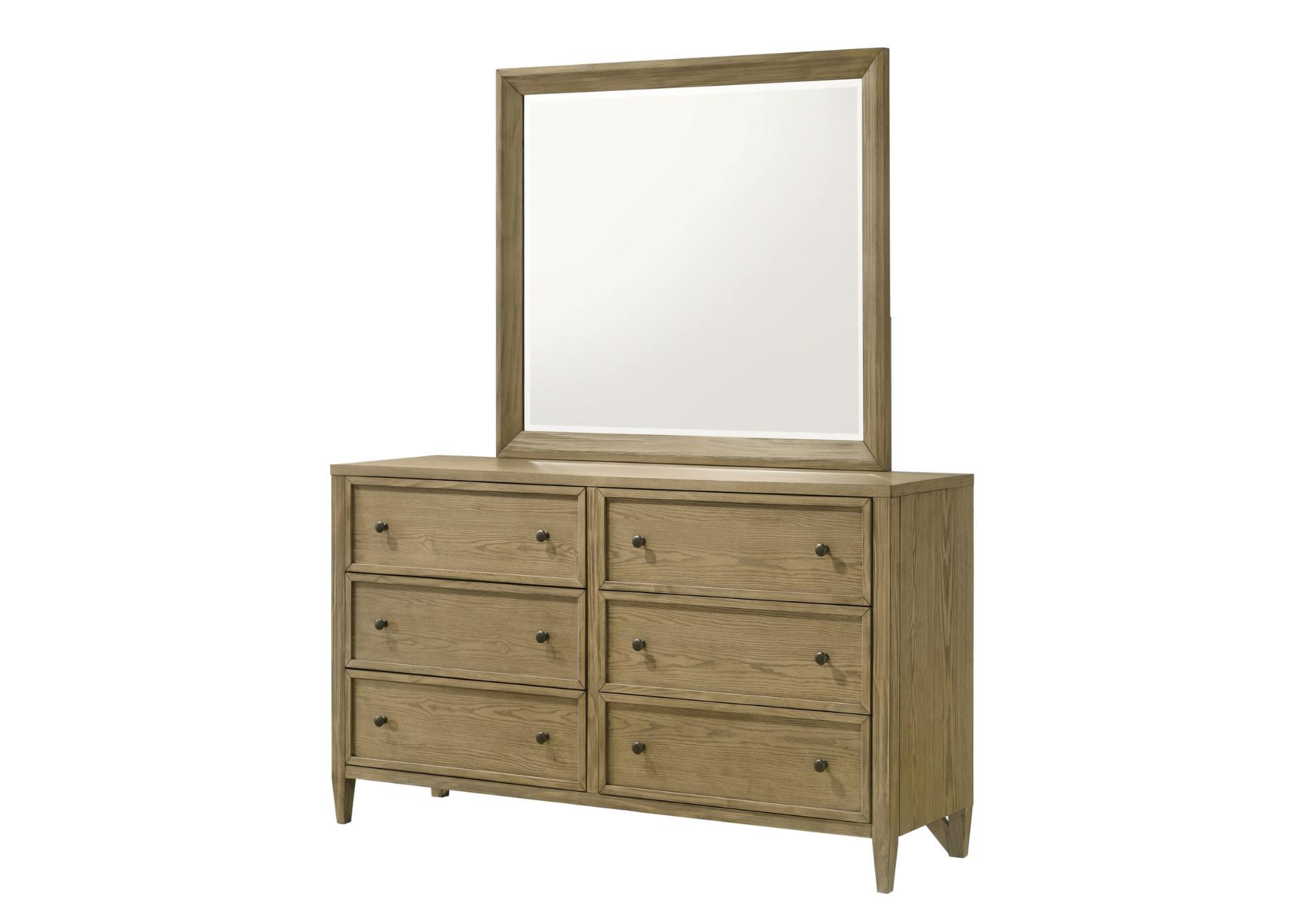 SIENNA DRESSER AND MIRROR,CROWN MARK INT.