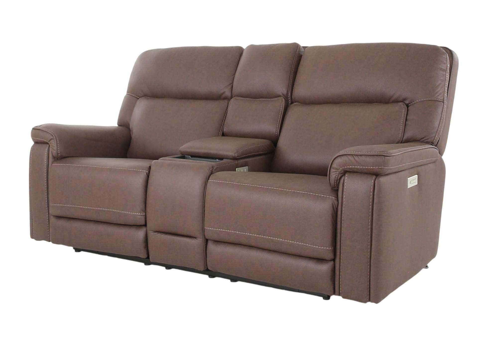 CANNES BARK 3P POWER CONSOLE LOVESEAT,MOTM