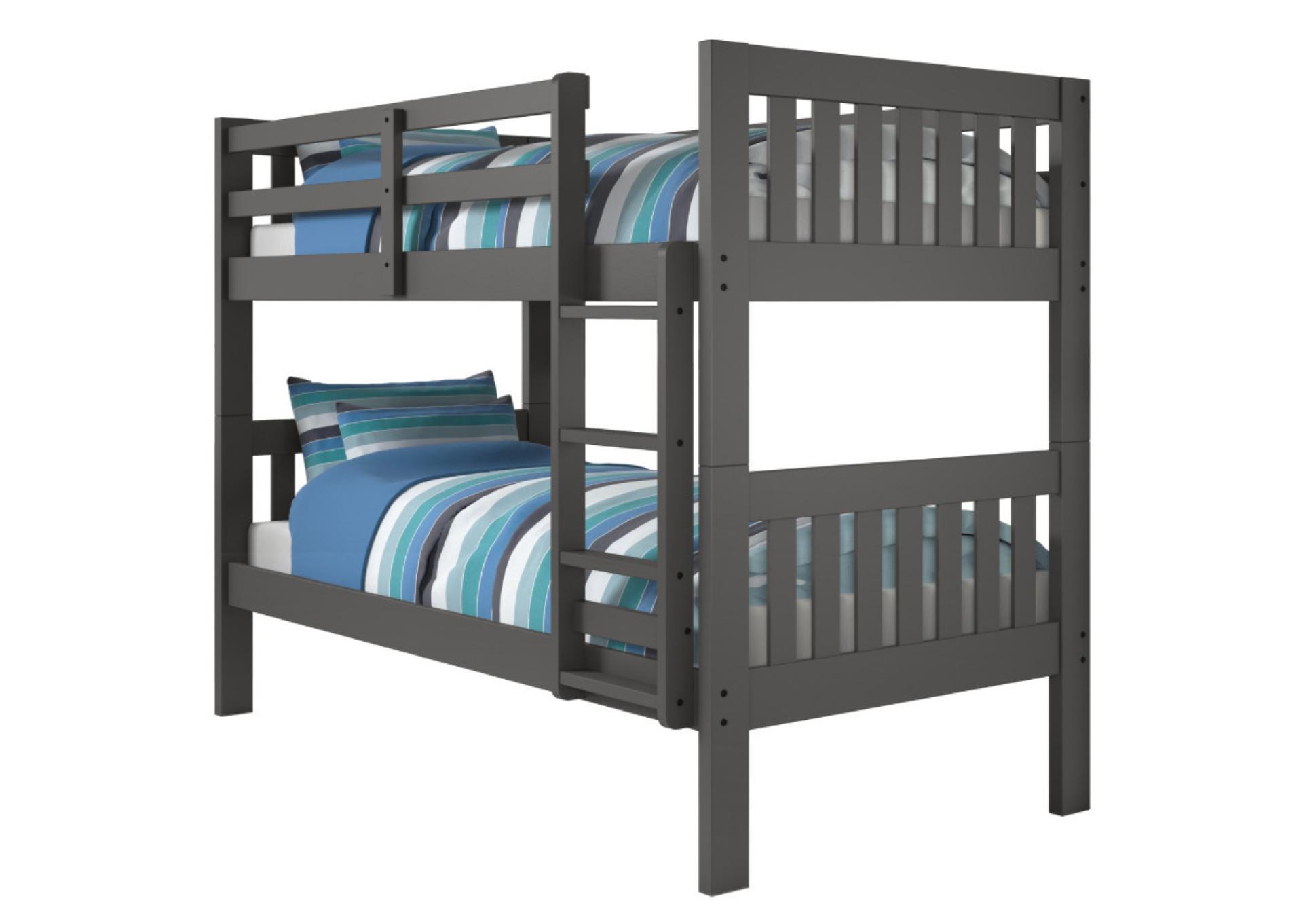 EXPEDITION DARK GREY TWIN/TWIN BUNKBED