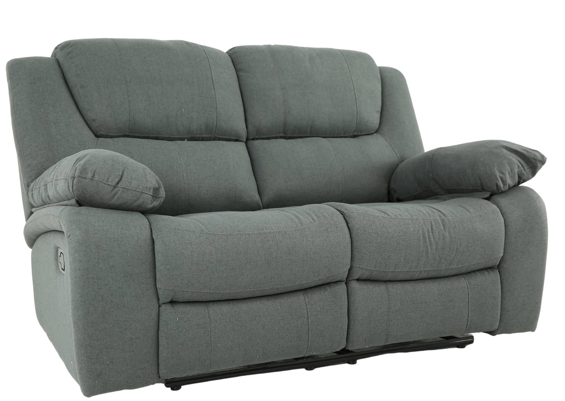 EASTON CHARCOAL RECLINING LOVESEAT,CHEERS