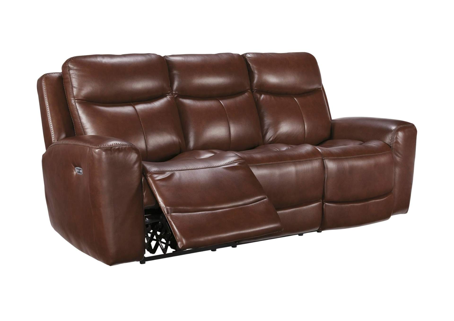 MOMENTUM MAHOGANY LEATHER 2P POWER SOFA,ASHLEY FURNITURE INC.