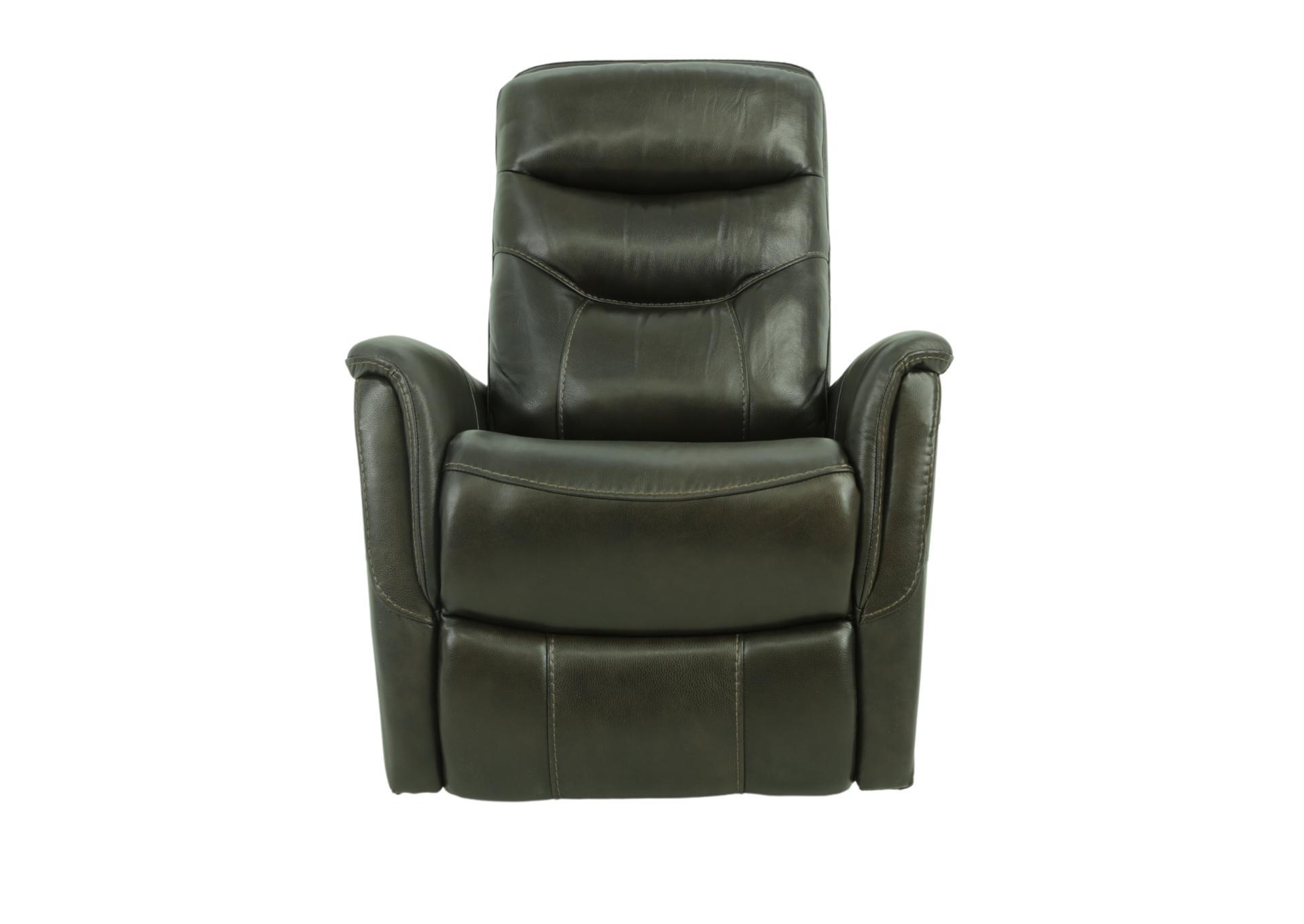 ANTONIO ESPRESSO LEATHER POWER SWIVEL RECLINER,CHEERS