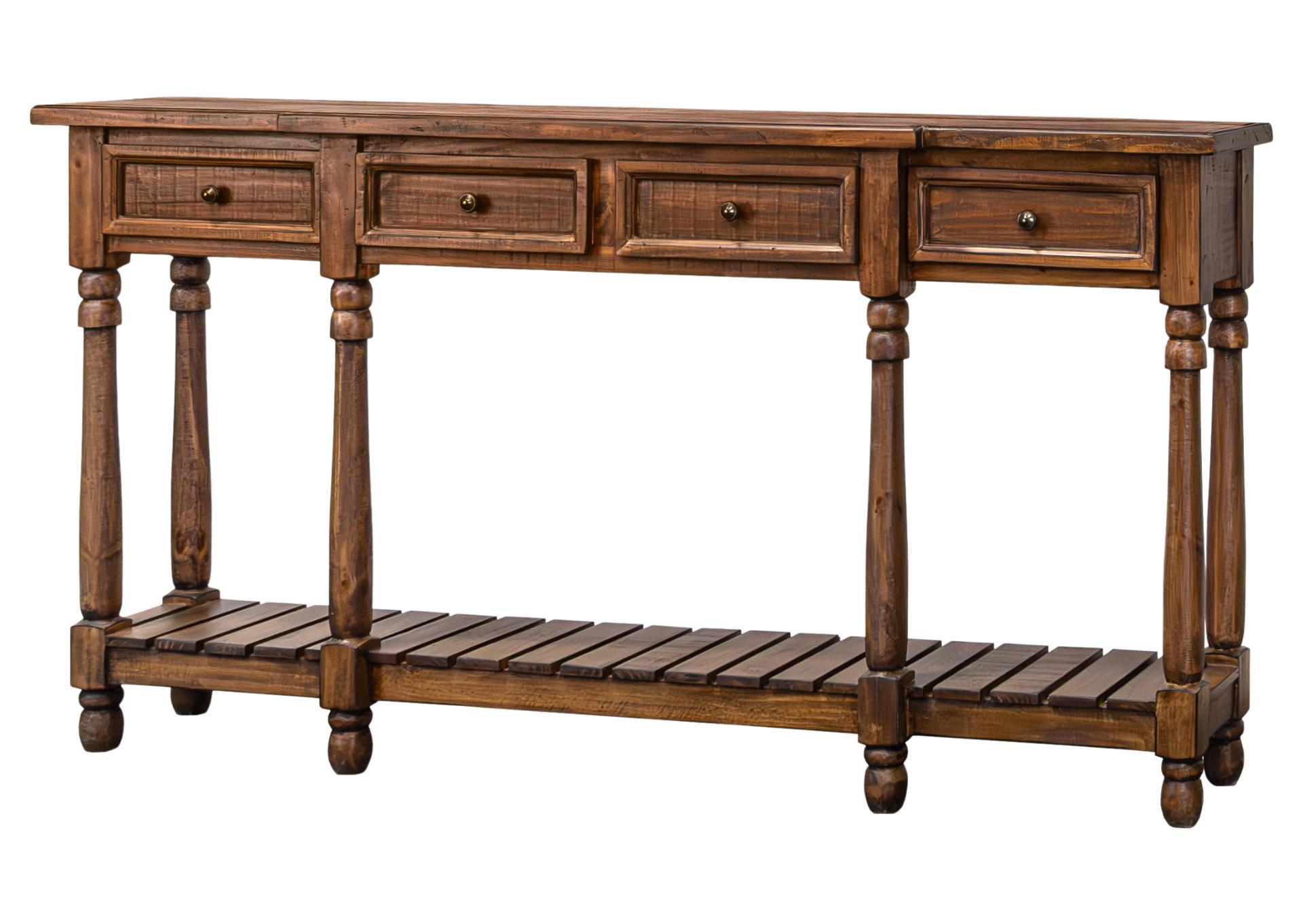 KENSLEY TOASTED PECAN CONSOLE,ARDENT HOME