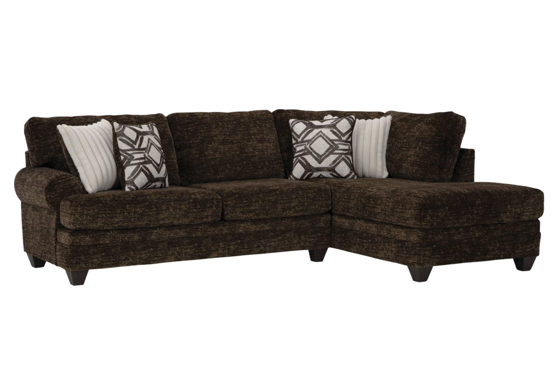 GALACTIC CHOCOLATE 2 PIECE SECTIONAL