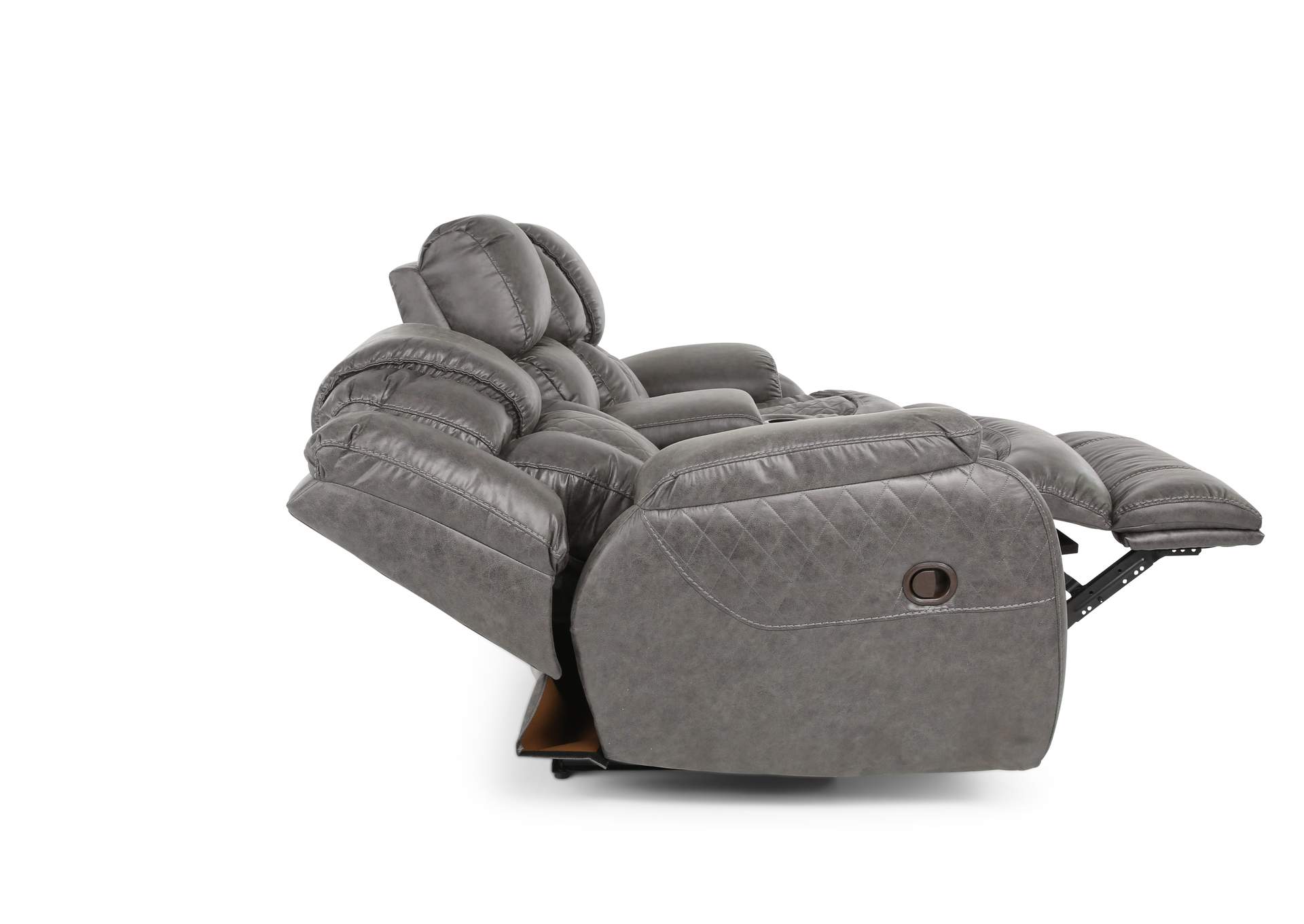 CASON STEEL RECLINING LOVESEAT WITH CONSOLE,HOMESTRETCH